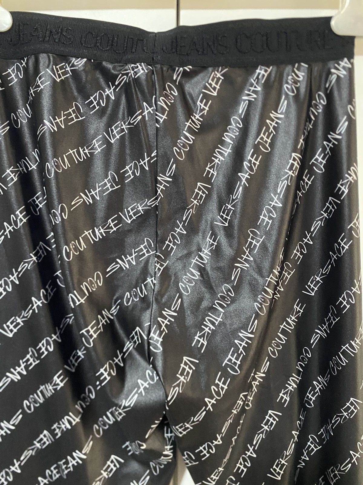 Versace Jeans Couture Leggings Versace Jeans Couture in tessuto stretch logato 44 Size 30" / US 8 / IT 44 - 6 Thumbnail