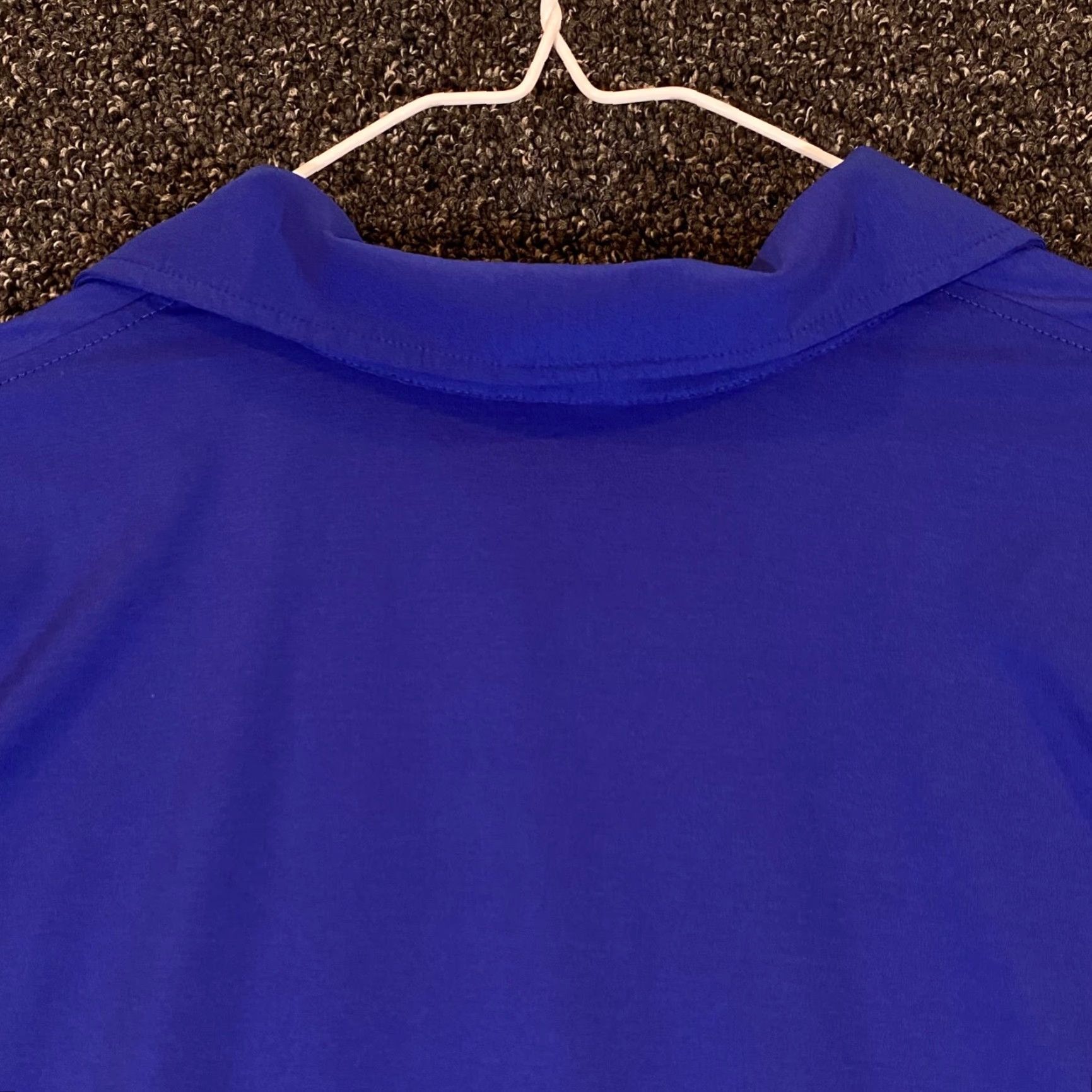 Vintage B Draddy Sport Polo Shirt Mens Large Blue Course Golf Short Sleeve Performance Size US L / EU 52-54 / 3 - 8 Thumbnail