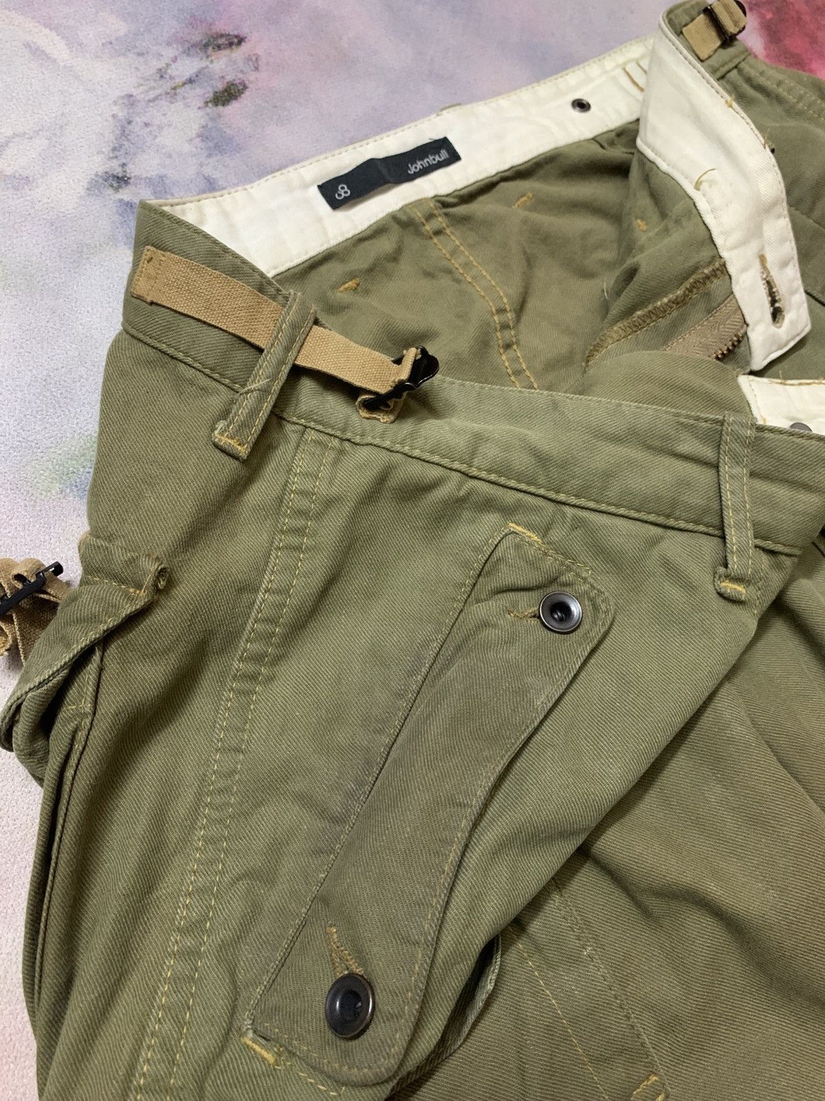Johnbull Johnbull Kojima Army Fatigue Straight Pants Size US 32 / EU 48 - 7 Thumbnail