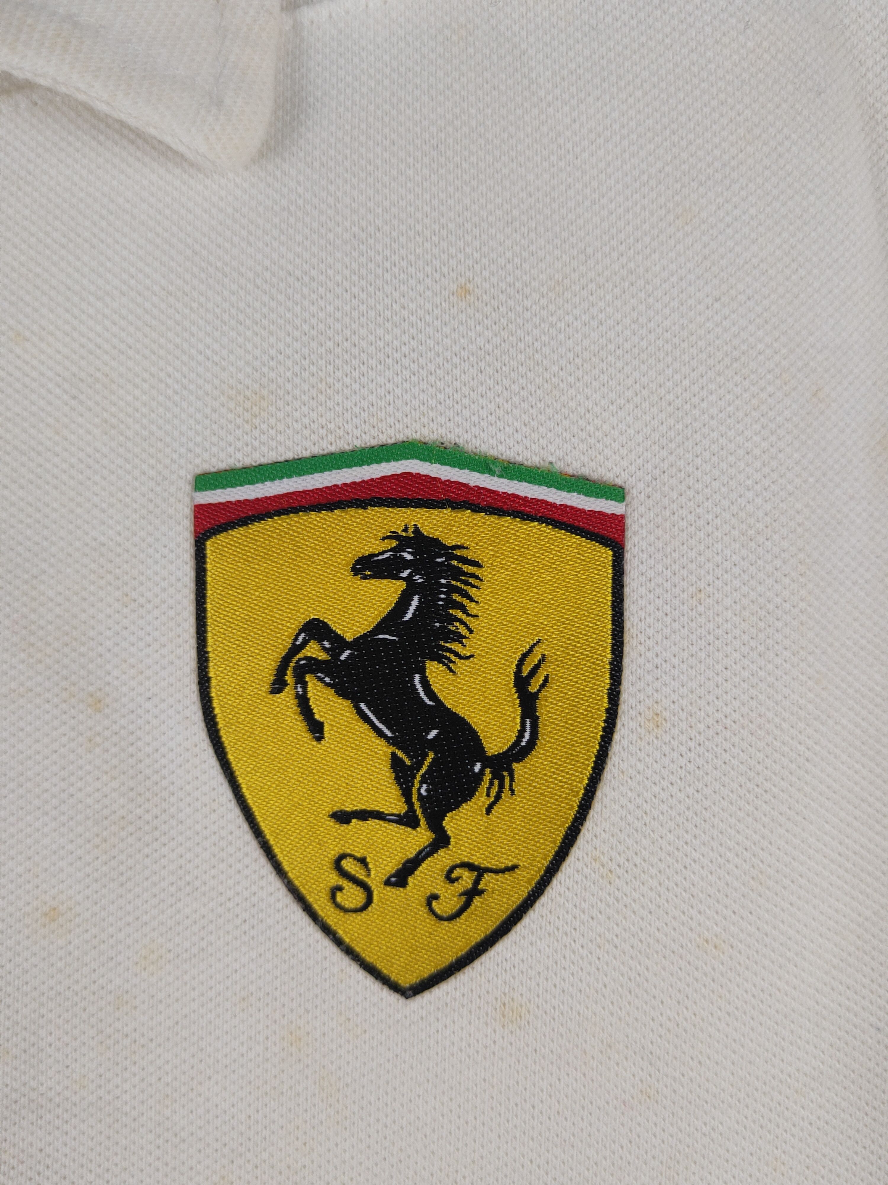Ferrari DL Puma White Ferrari Polo Shirts #1734 Size US XL / EU 56 / 4 - 6 Thumbnail