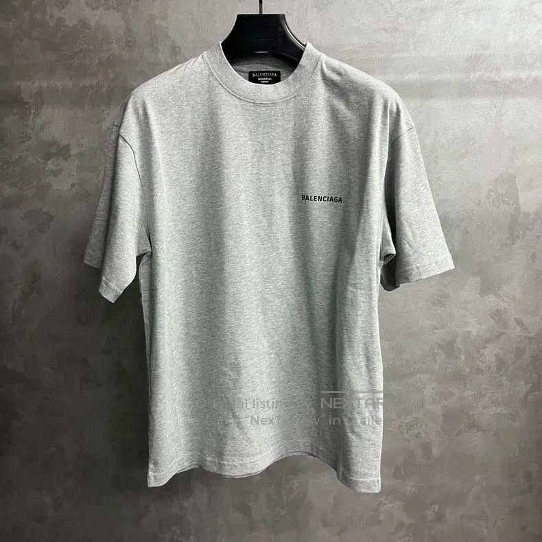 Balenciaga Balenciaga Grey Logo Print Short Sleeve T-Shirt. Size US XS / EU 42 / 0 - 1 Thumbnail