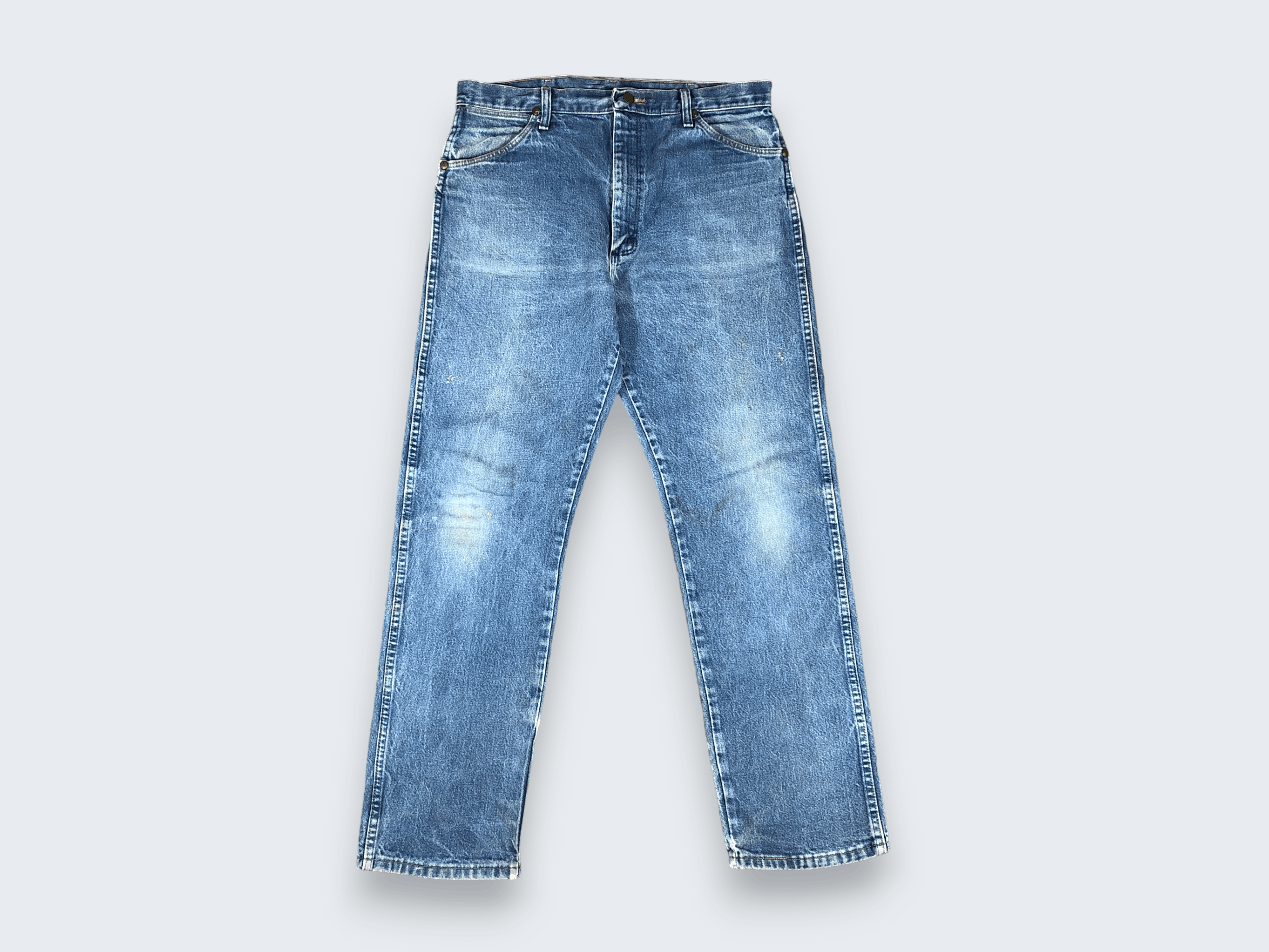 Vintage × Wrangler Vintage Wrangler Light Blue Wash Jeans L779 Size US 34 / EU 50 - 1 Thumbnail