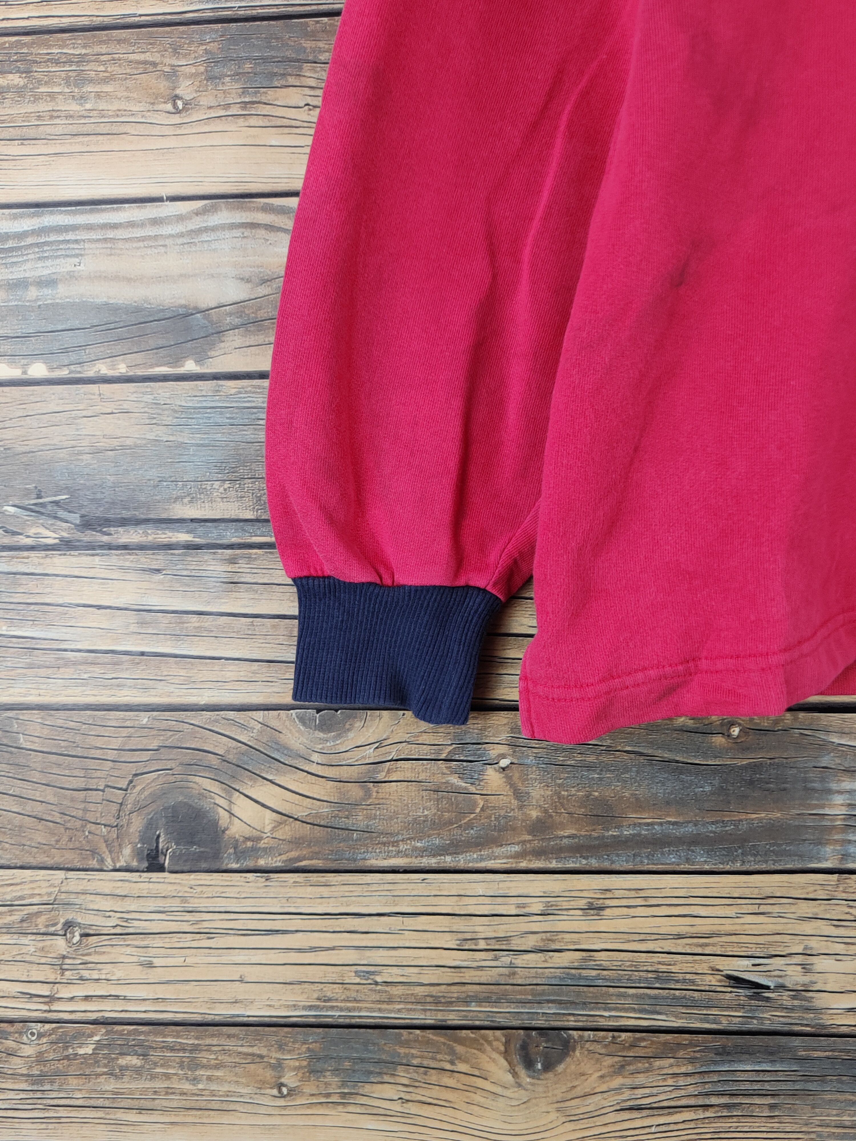 Lacoste × Vintage DL Lacoste vintage Red Sweatshirts #428 Size M / US 6-8 / IT 42-44 - 5 Thumbnail