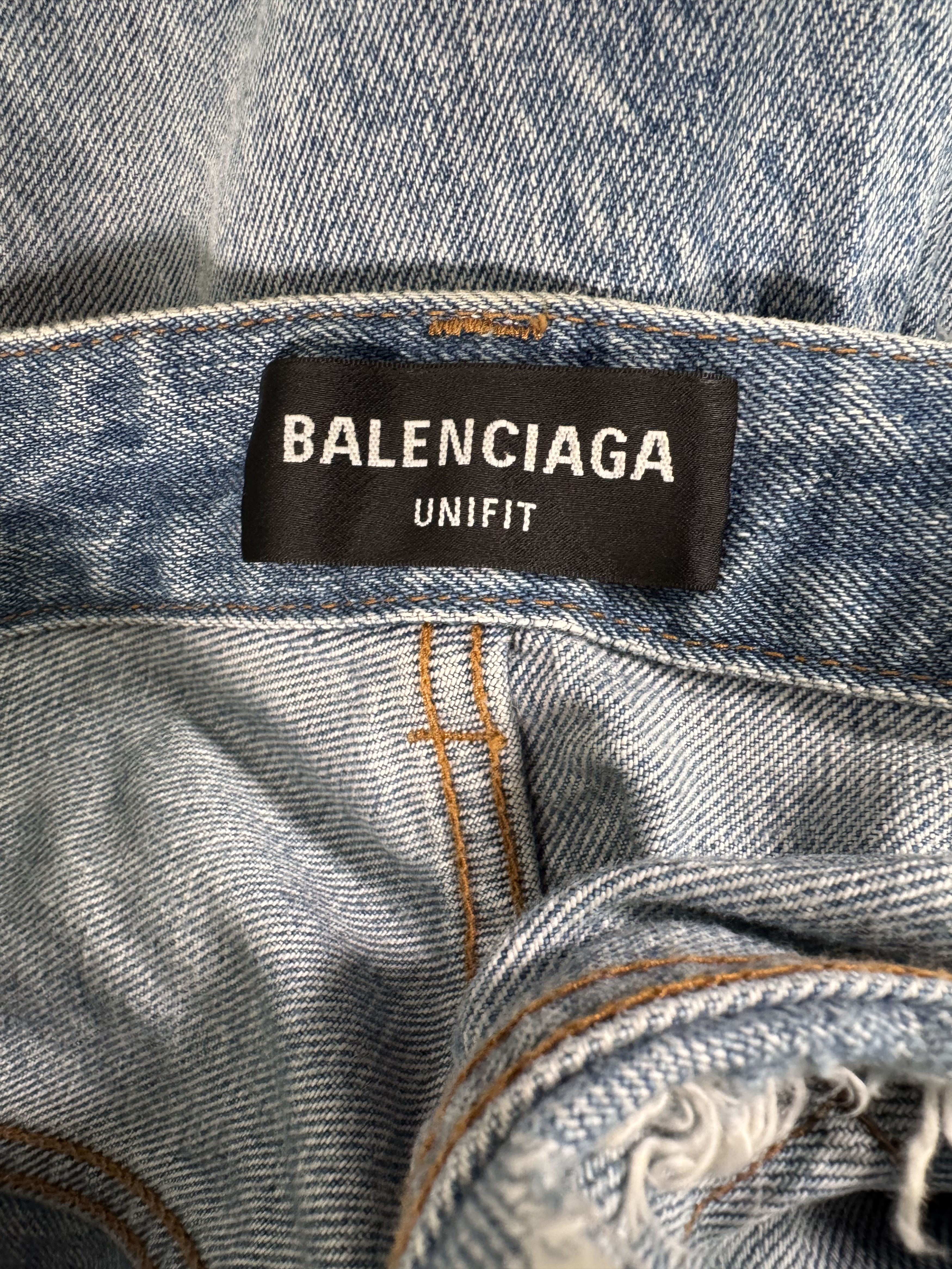 Balenciaga SS23 Runway Baggy Skater Balenciaga Mud Show Ripped Jeans Size US 34 / EU 50 - 11 Thumbnail