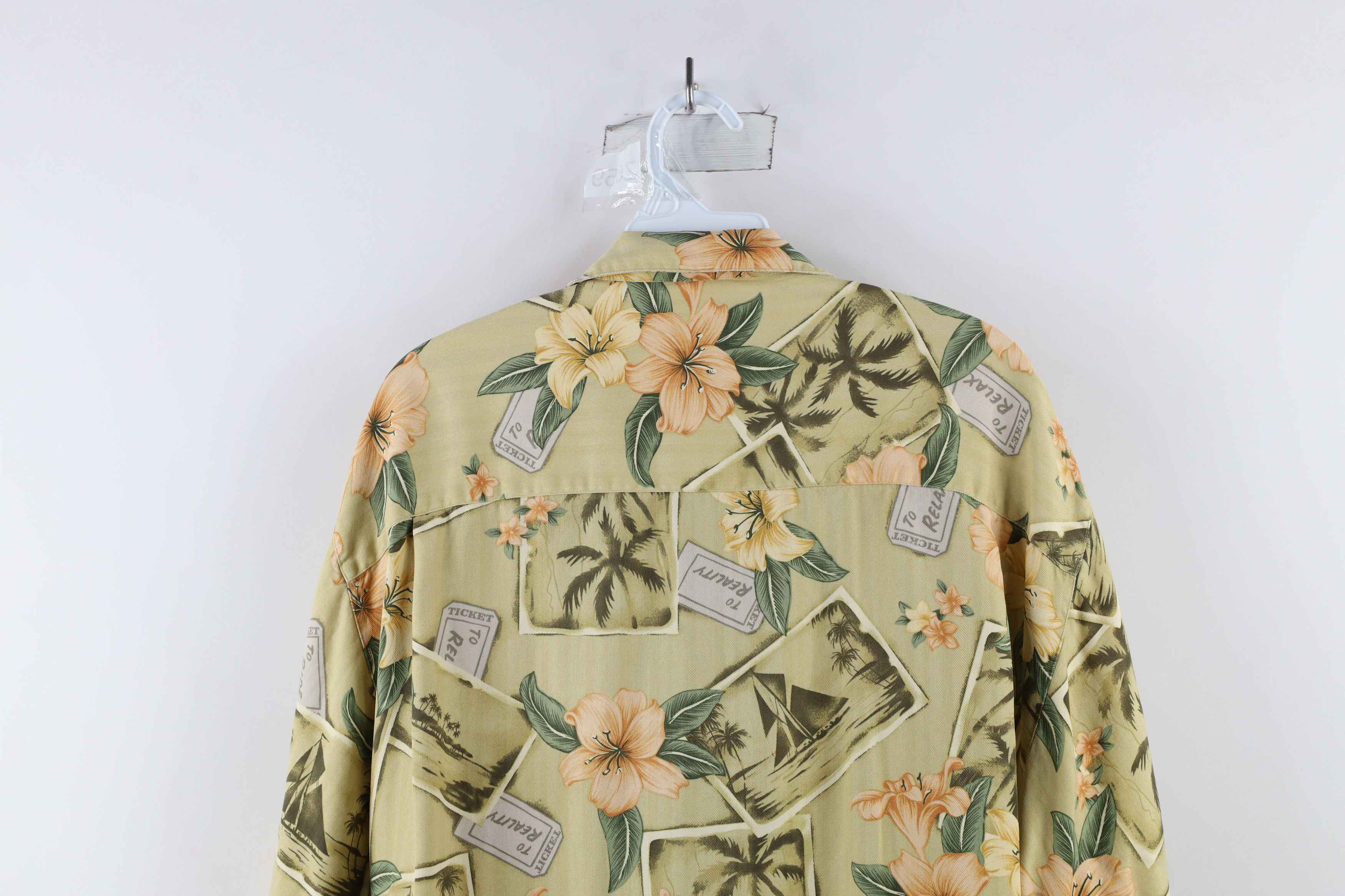 Tommy Bahama × Vintage Vintage Tommy Bahama Relax Looped Collar Button Shirt Size US L / EU 52-54 / 3 - 12 Thumbnail