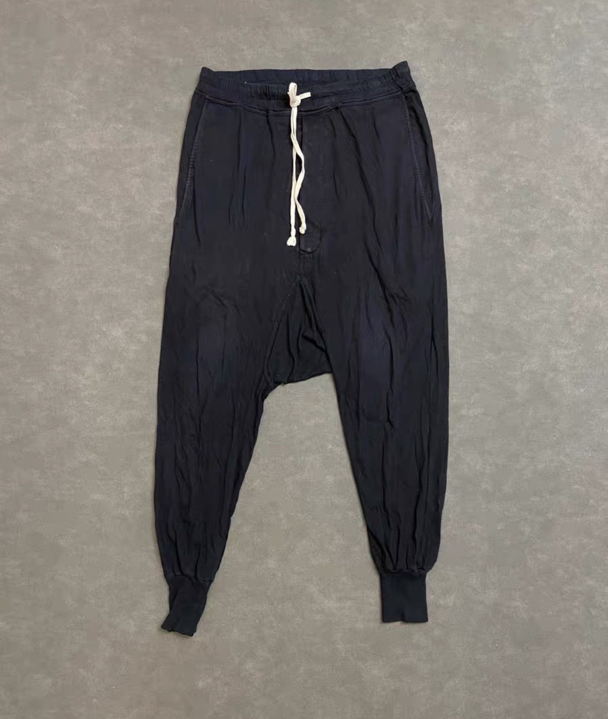 Rick Owens Black Casual Drawstring Pants Size 30 Size US 30 / EU 46 - 1 Thumbnail