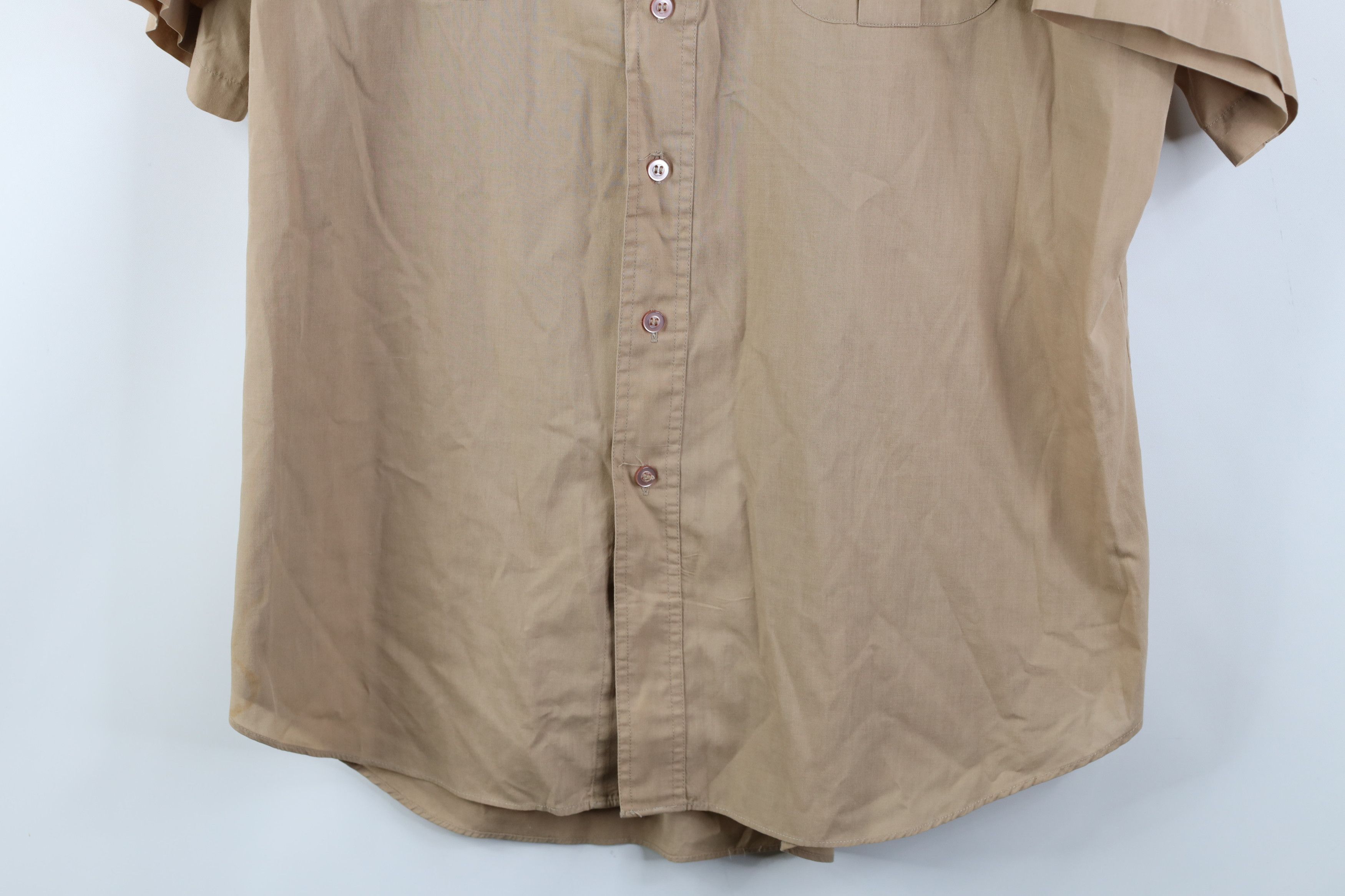 Vintage Vintage 90s Streetwear Safari Bush Short Sleeve Button Shirt Size US L / EU 52-54 / 3 - 3 Thumbnail