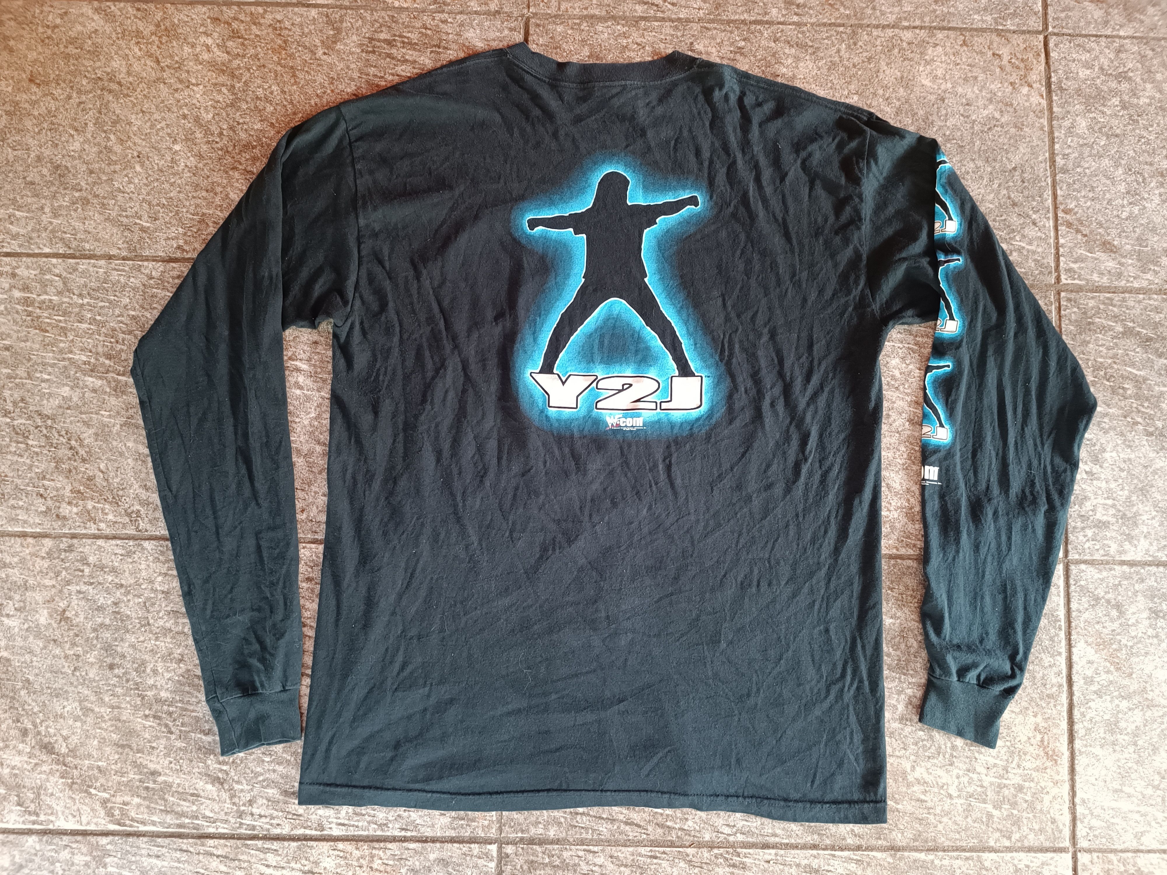 WWF vintage t shirt long sleeve y2j world wrestling federation Size US XL / EU 56 / 4 - 2 Thumbnail