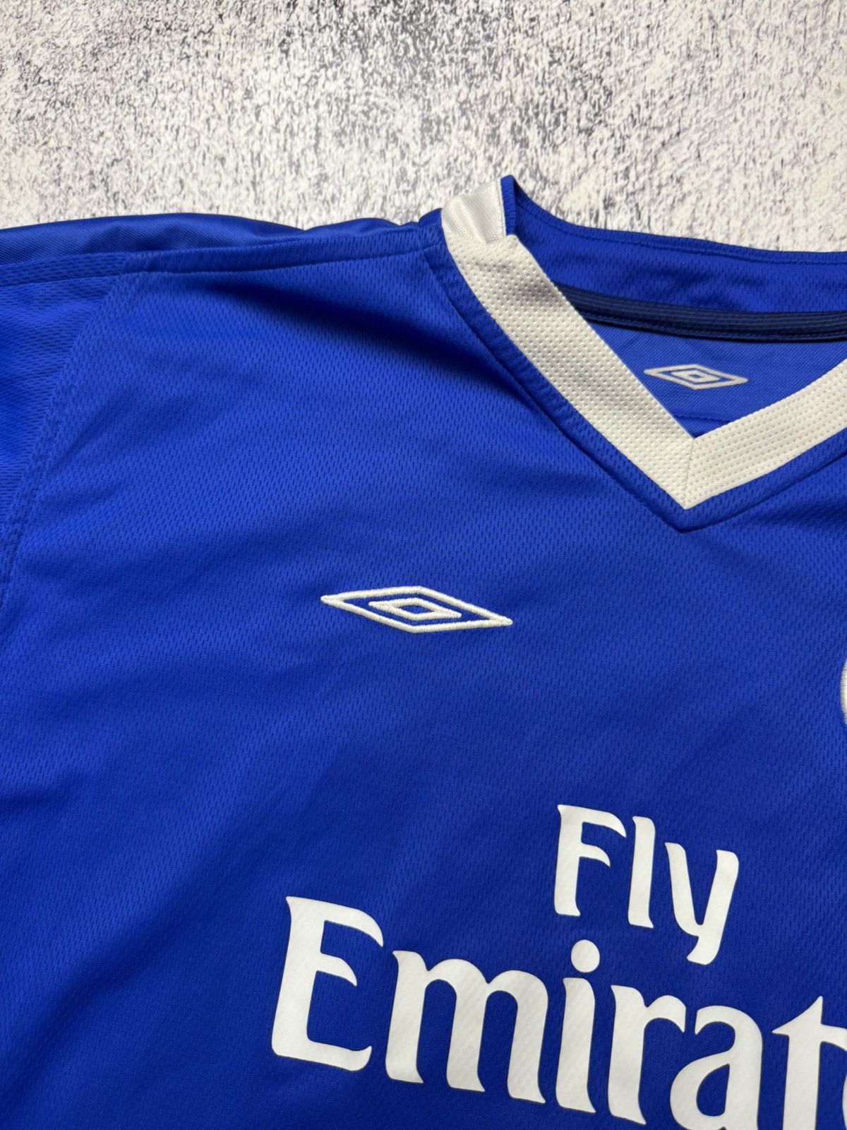 Chelsea Soccer CHELSEA 2003 #10 J.Cole FOOTBALL SHIRT SOCCER JERSEY UMBRO Size US S / EU 44-46 / 1 - 8 Thumbnail