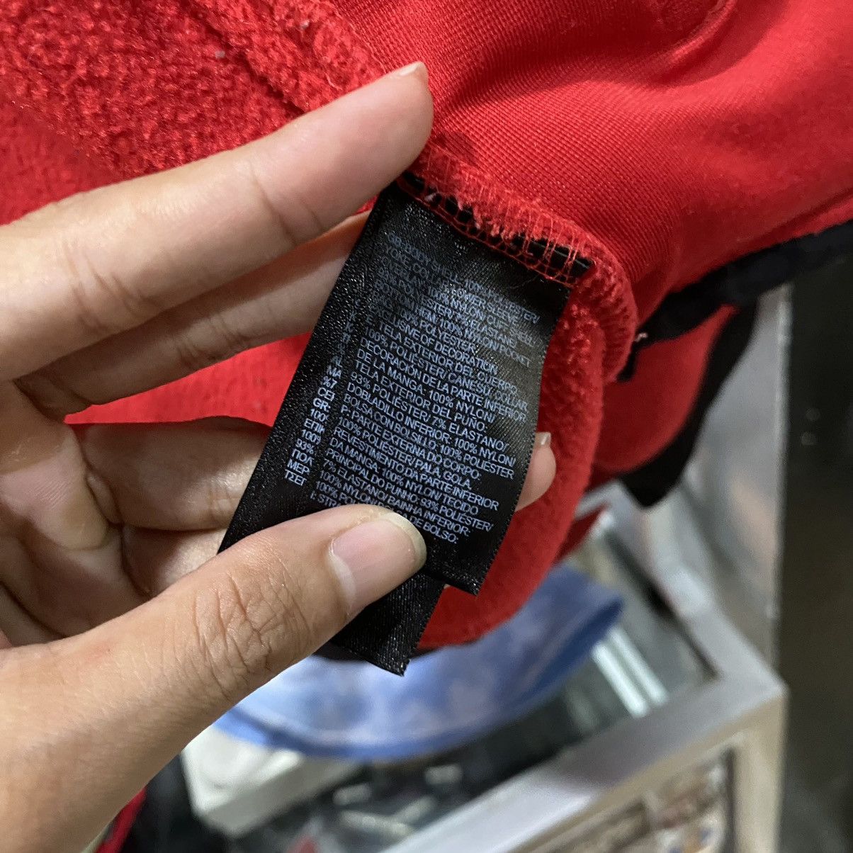 The North Face The North Face Red Black Denali Fleece Jacket Size US S / EU 44-46 / 1 - 18 Thumbnail