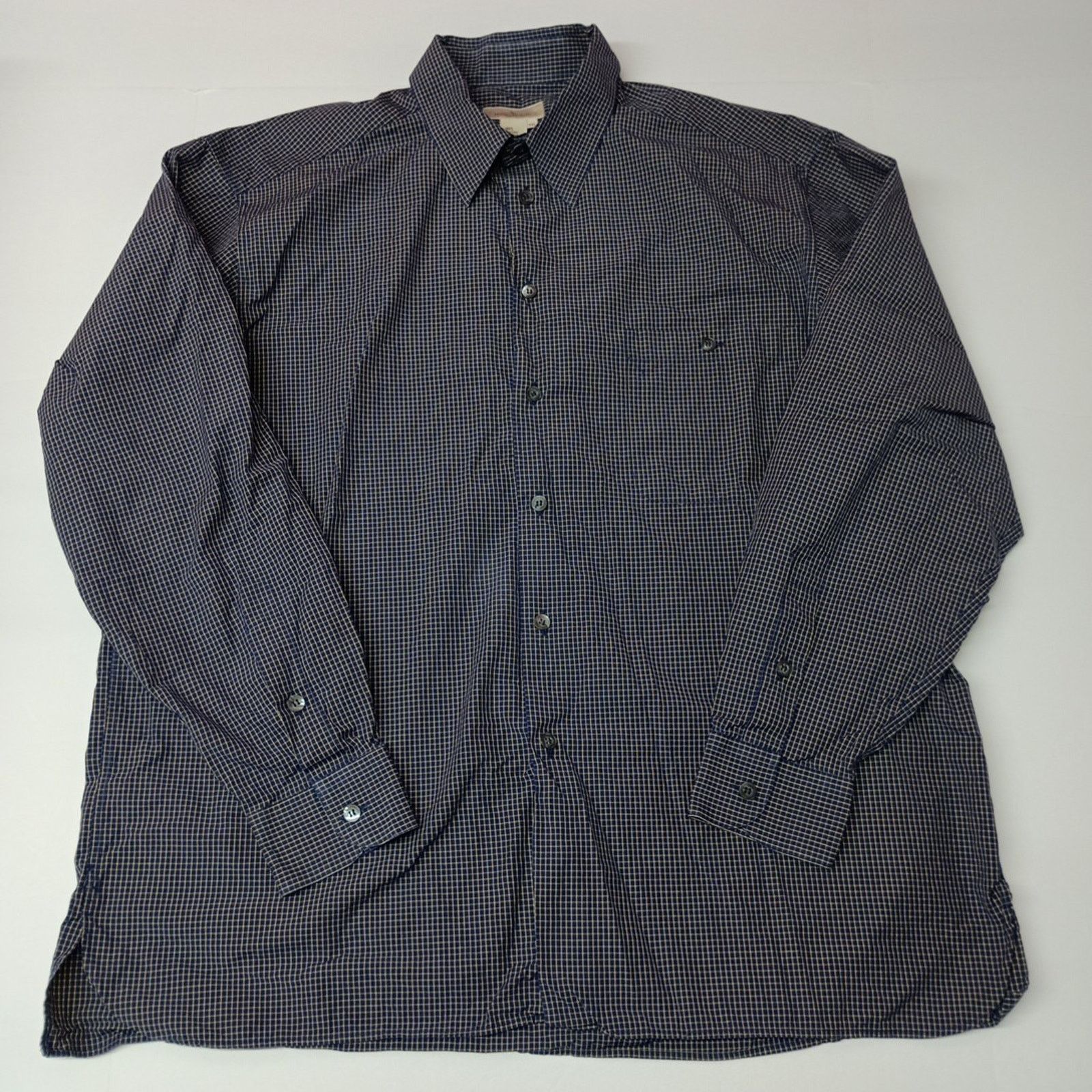 Ermenegildo Zegna Ermenegildo Zegna Shirt Mens 2XL Blue Yellow Check Button Up Size US XXL / EU 58 / 5 - 1 Thumbnail