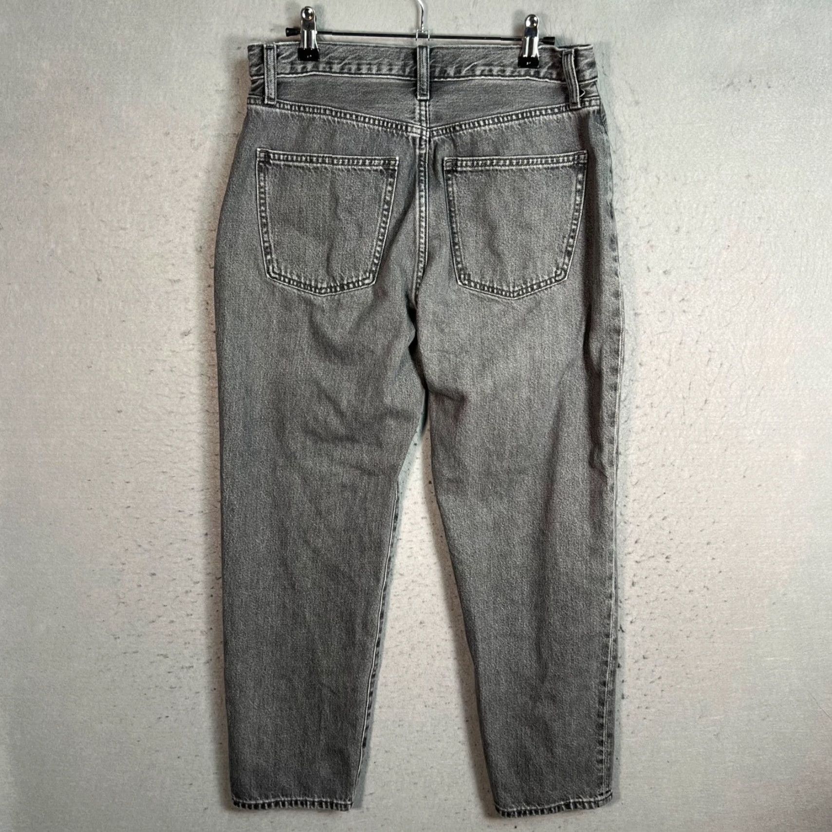 Uniqlo Uniqlo Womens Size 26 High-Waist Denim Jeans Gray Cotton Blend Tapered 5-Pocket Design Jeans Womens Pants Size 26" / US 2 / IT 38 - 2 Thumbnail