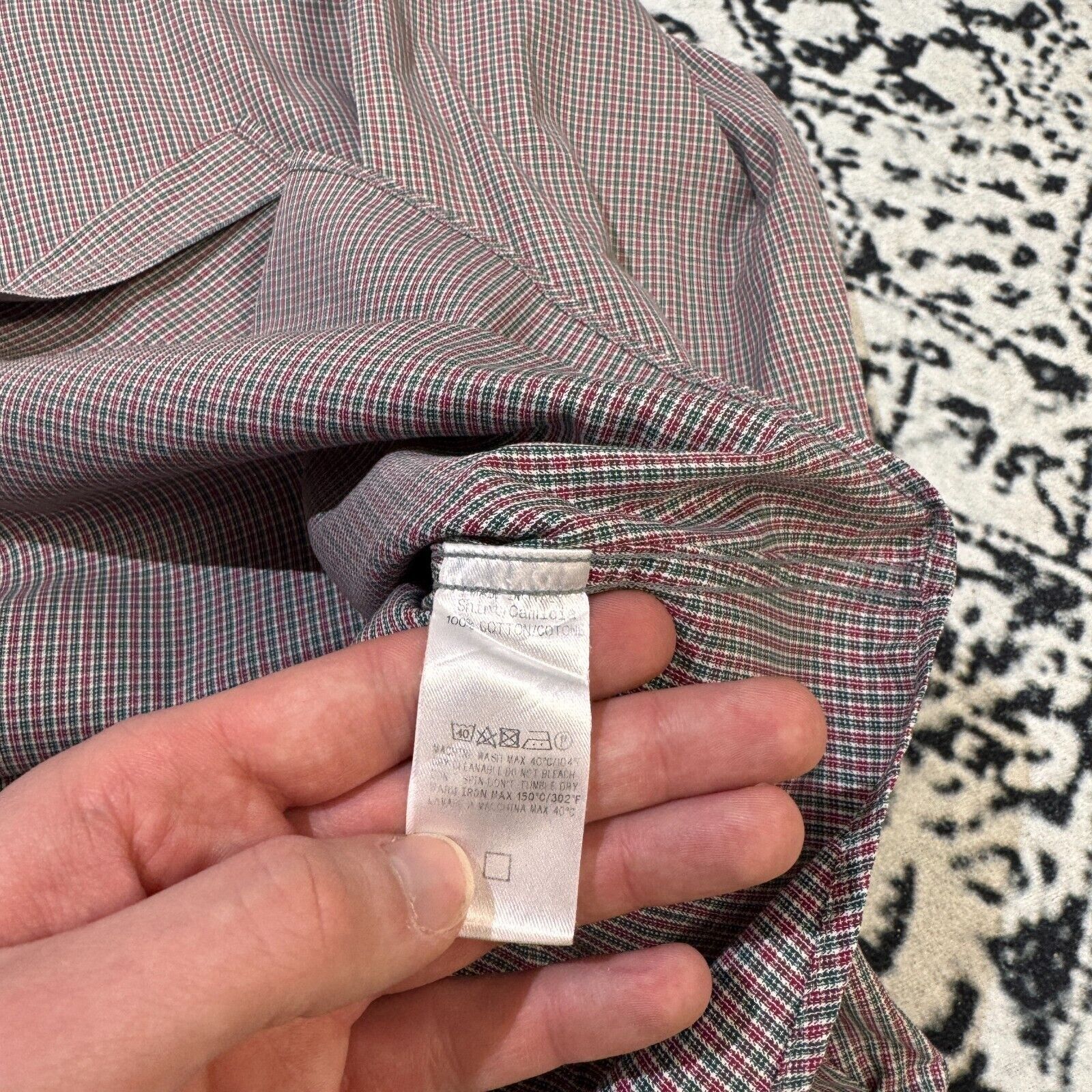 Gucci × Vintage Vintage Gucci Green Red Coton Shirt Size 42 IT Tom Ford 90s Size US L / EU 52-54 / 3 - 11 Thumbnail