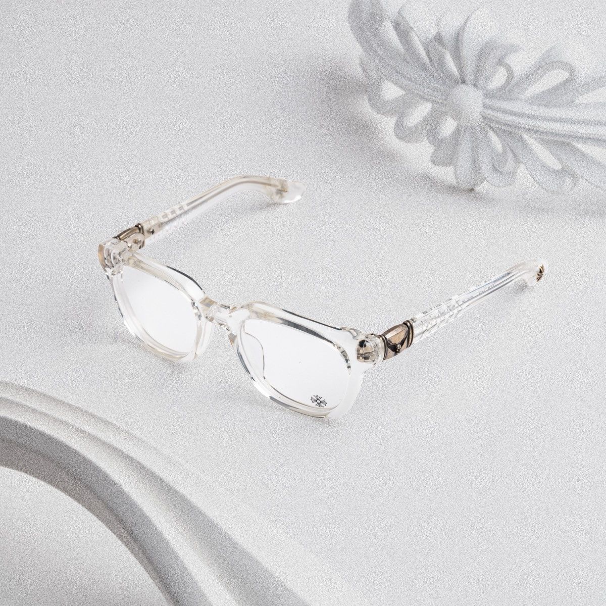 Chrome Hearts CHROME HEARTS WELL HELL YEAH CRYSTAL GLASSES Size ONE SIZE - 2 Thumbnail