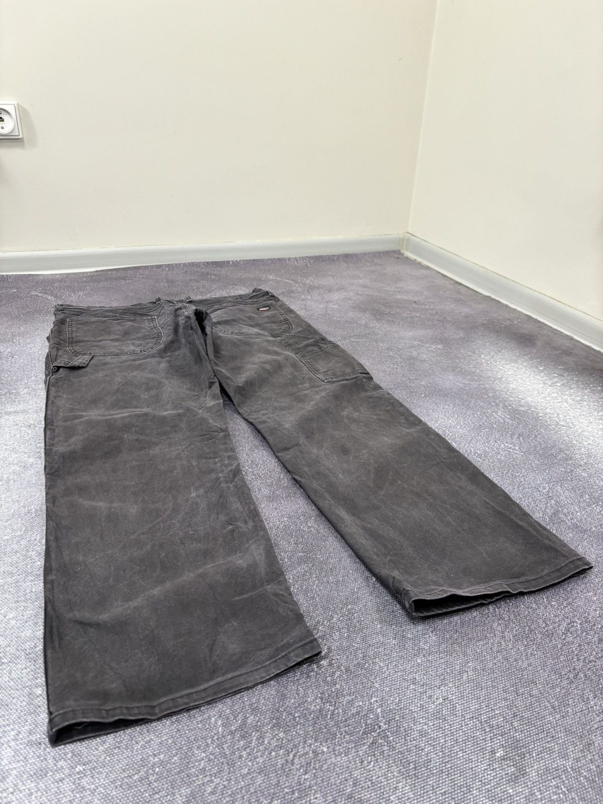 Dickies Vintage Dickies Faded Black Workwear Hype Baggy Pants Jeans Size US 36 / EU 52 - 4 Thumbnail