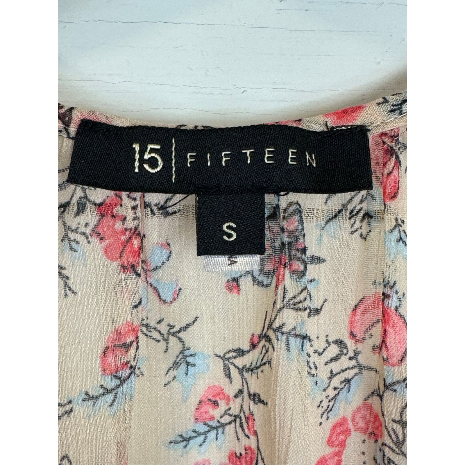 Other 15Firteen Sleeveless Tan Blouse Women's Size Small Size S / US 4 / IT 40 - 3 Thumbnail