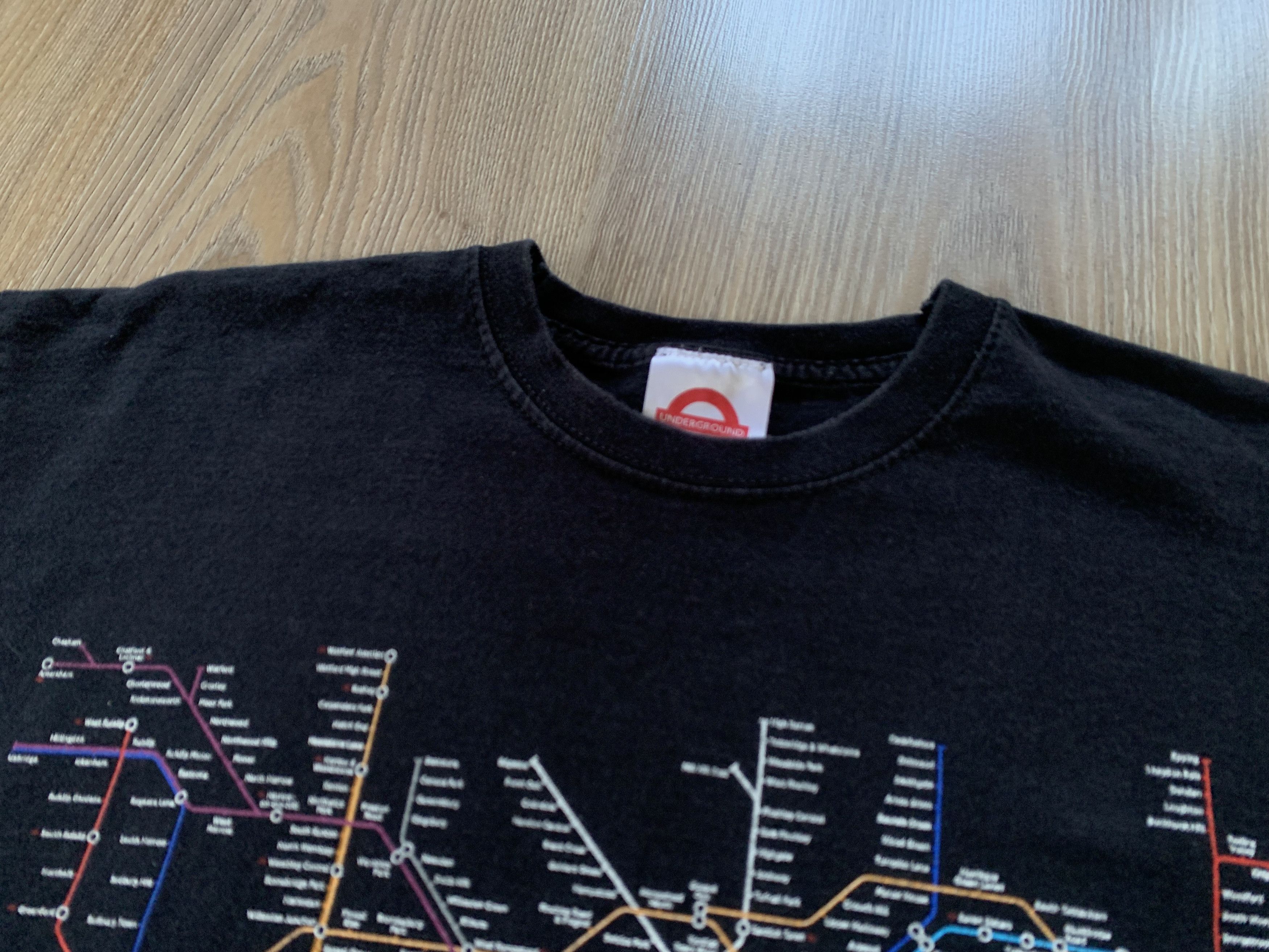 Other Vintage London Underground Subway Map T Shirt Size US L / EU 52-54 / 3 - 4 Thumbnail