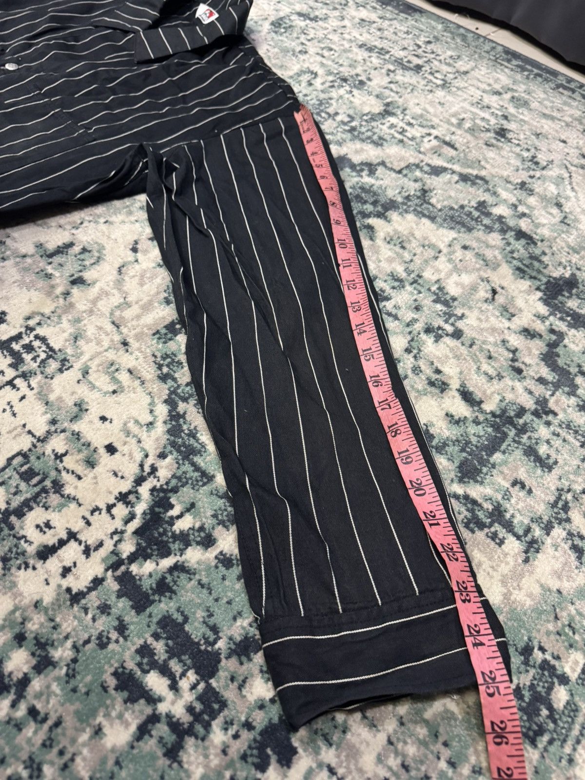 Ben Davis BEN DAVIS PLENTY TOUGH HICKORY STRIPED OVERALLS JUMPSUIT Size US 44 / EU 60 - 8 Thumbnail