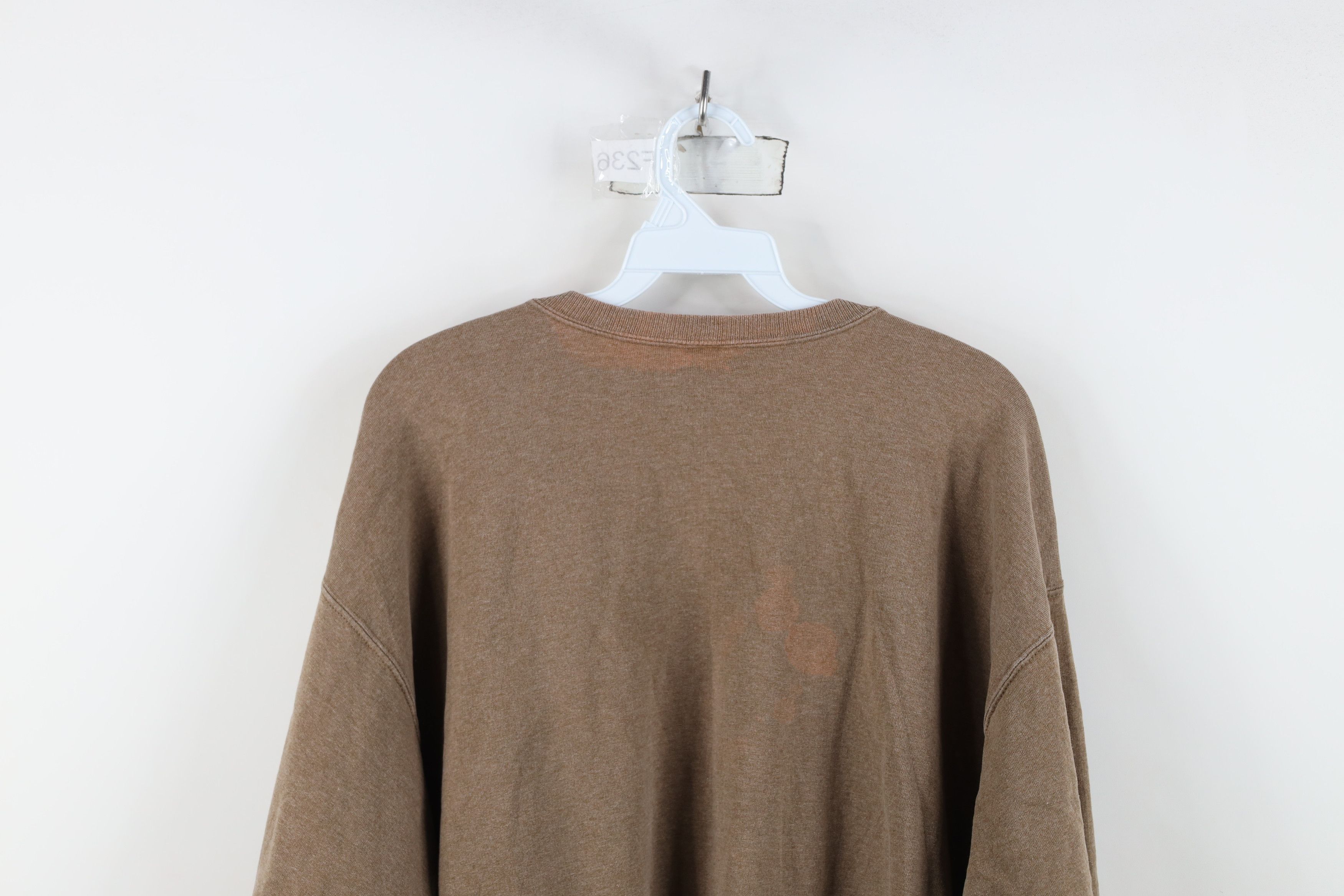 Champion Vintage 90s Champion Spell Out Crewneck Sweatshirt Brown Size US L / EU 52-54 / 3 - 15 Thumbnail