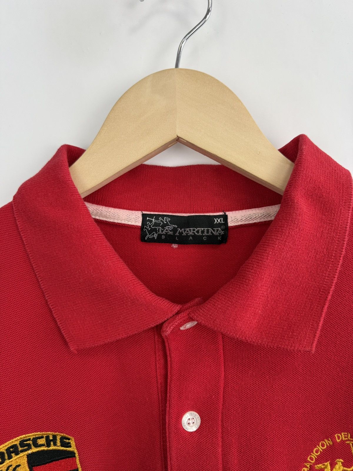 La Martina × Porsche Design 🇺🇸 Vintage La Martina Porsche Polo T-Shirt Rare Retro Y2K Size US XL / EU 56 / 4 - 7 Thumbnail