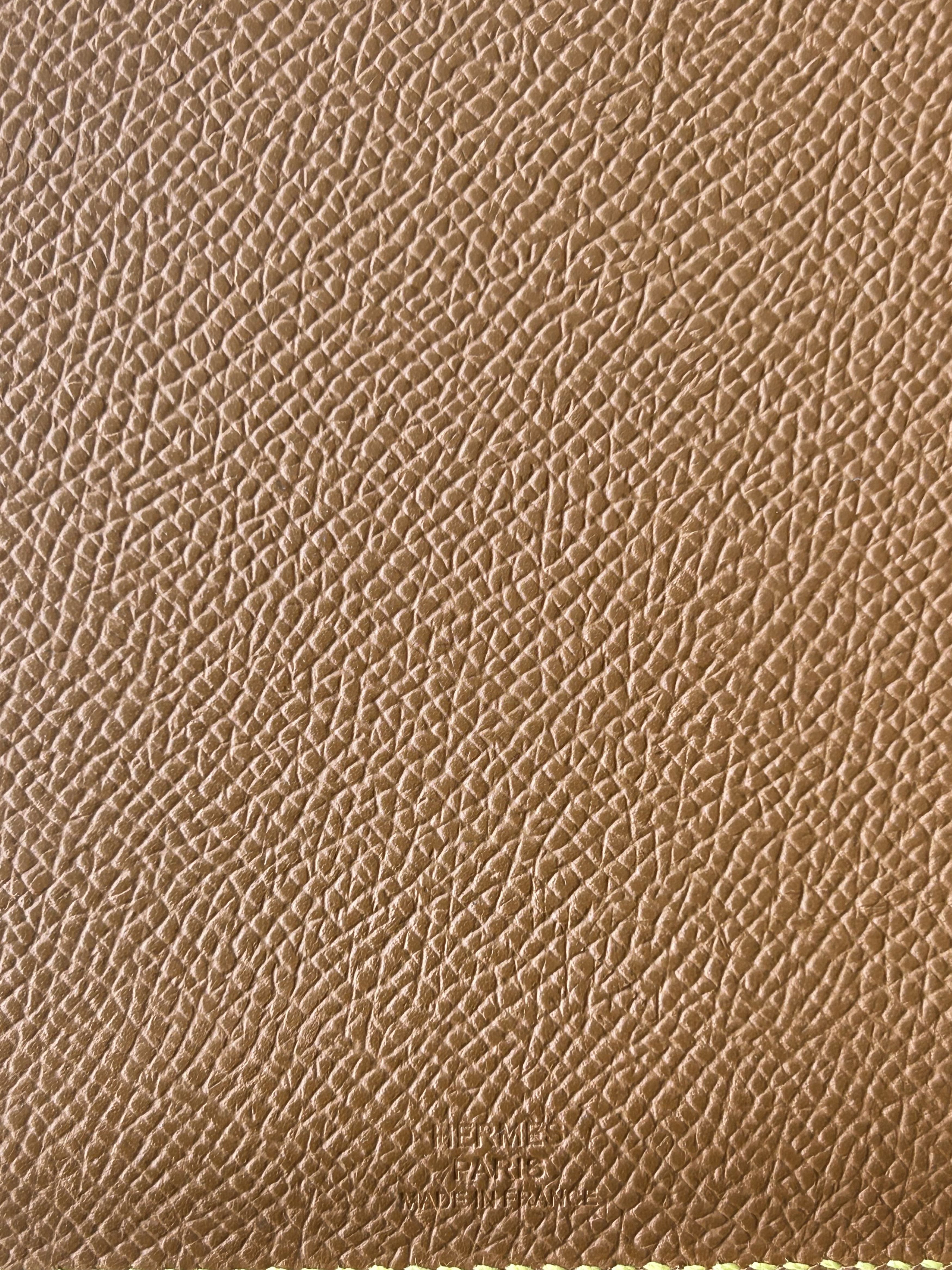 Hermes Hermes Brown Epsom Tarmac Passport Holder Size ONE SIZE - 3 Thumbnail