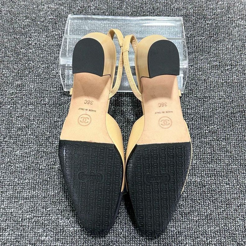 Chanel Classic Beige High Heels from Chanel -2505 Size US 6 / IT 36 - 6 Thumbnail
