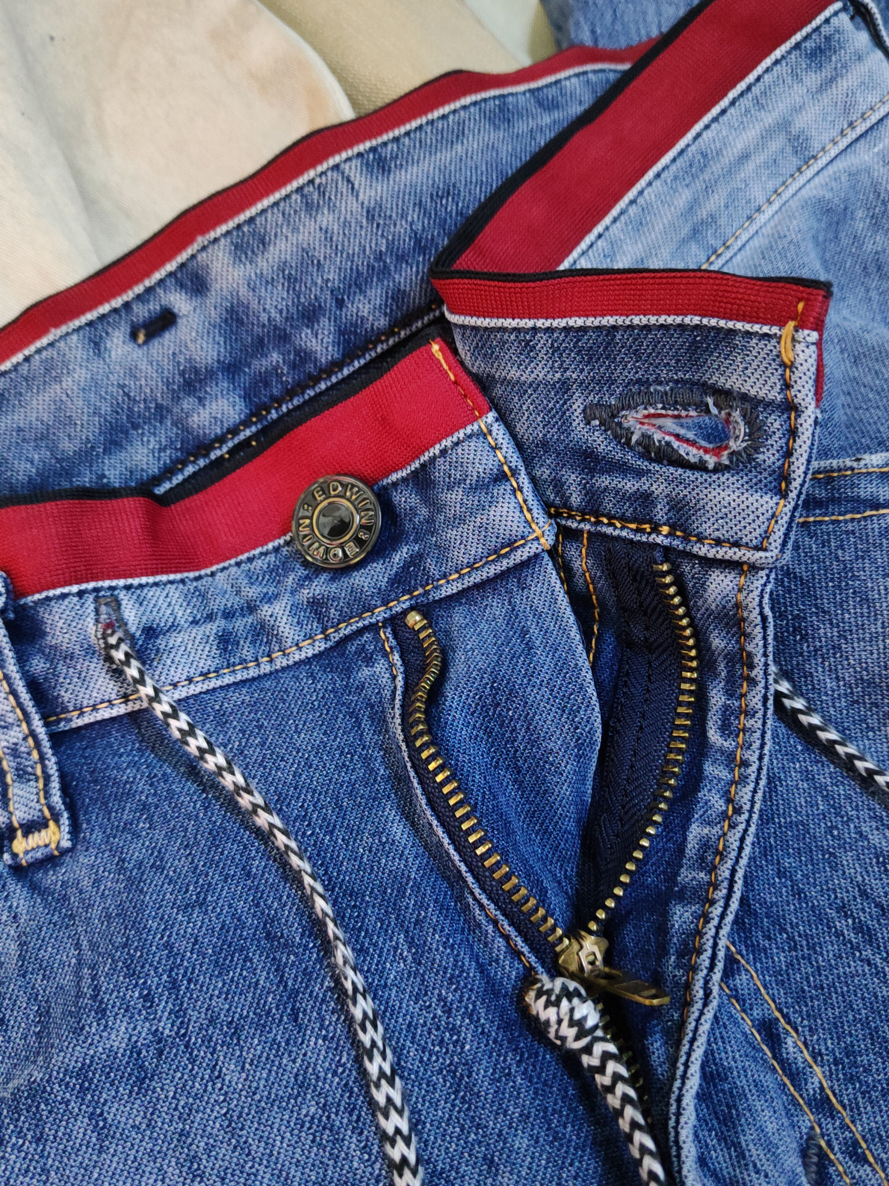 Edwin Edwin Blue Distressed Multipocket Denim #S1587 Size US 31 - 16 Thumbnail