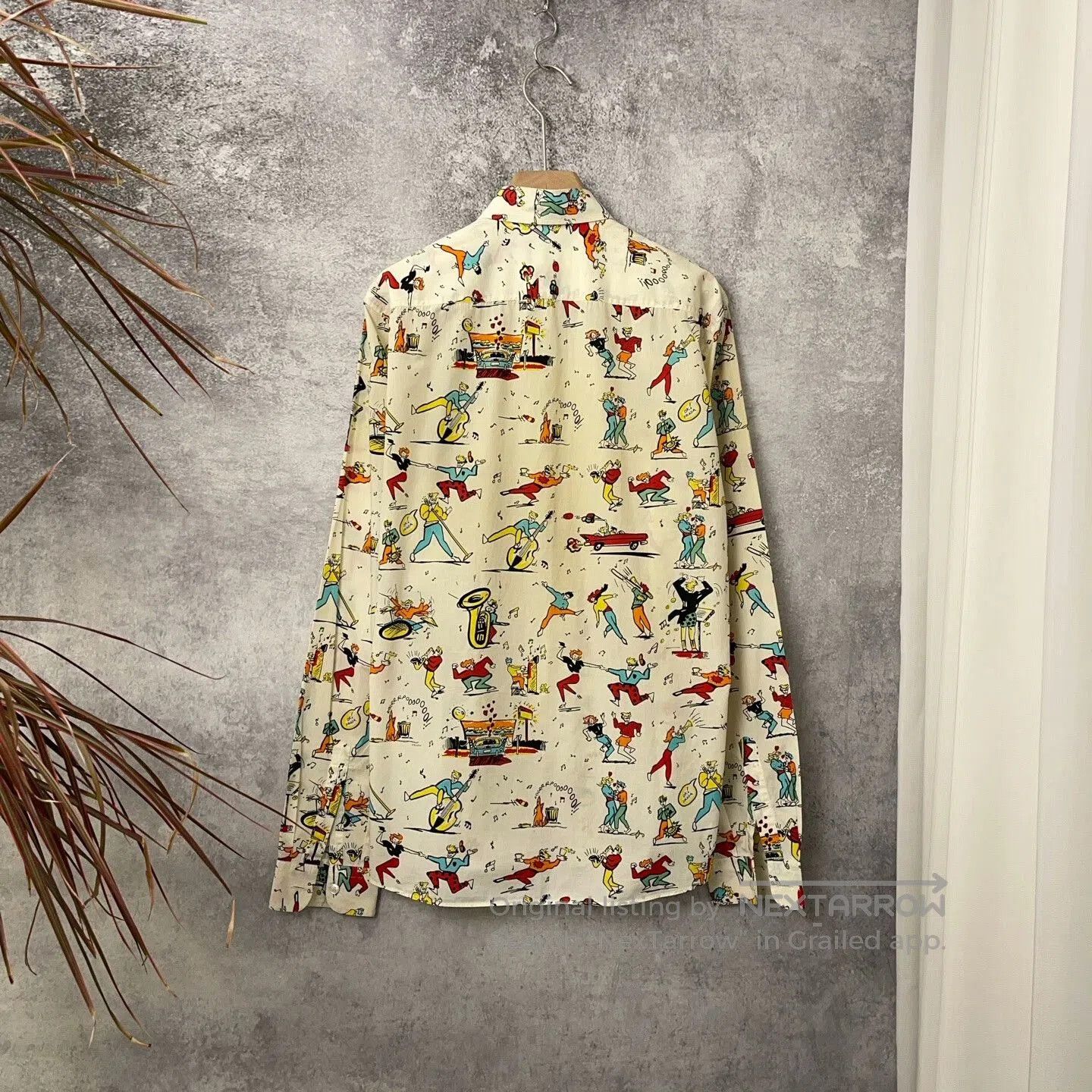 Prada PRADA Cartoon Cotton Shirt. Size US XS / EU 42 / 0 - 2 Thumbnail