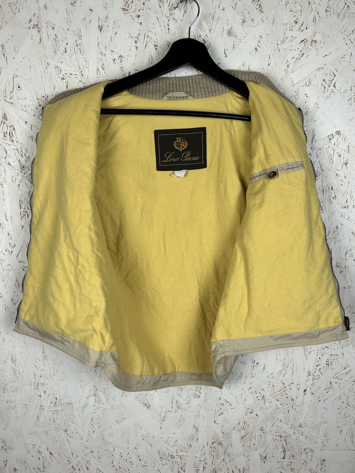 Loro Piana Vintage Loro Piana Quilted Horsey Vest In Beige S Size US S / EU 44-46 / 1 - 8 Thumbnail