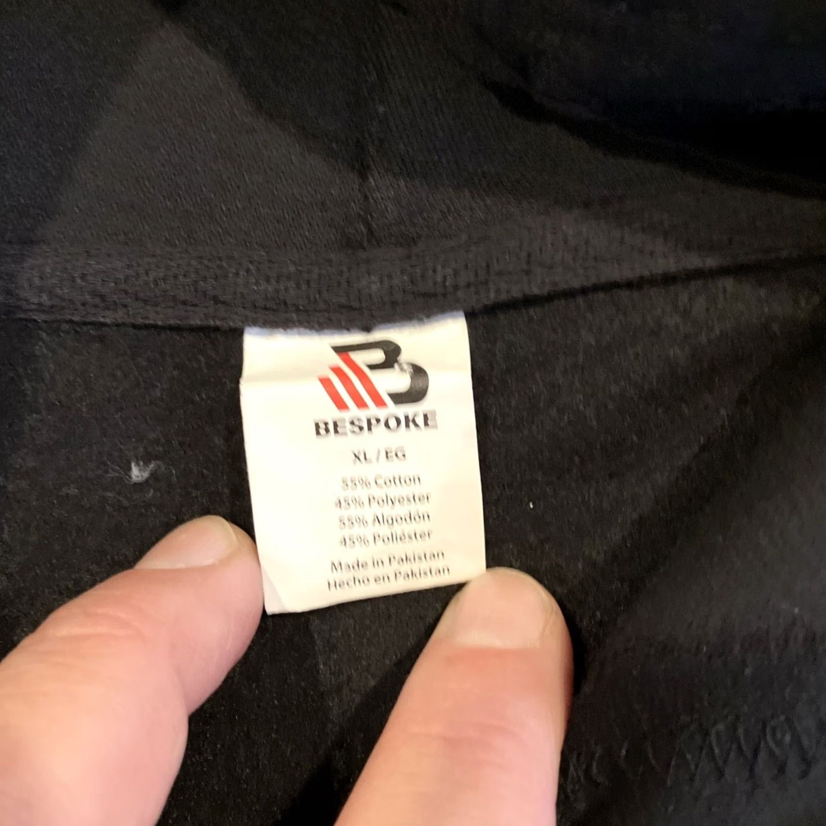 Vintage Bespoke Grateful Dead Hoodie XL Men Black The Sky Was Yellow And The Sun Was Blue Pullover Northwestern NWOT- Awesome- (adjusted for clarity) Size US XL / EU 56 / 4 - 3 Thumbnail