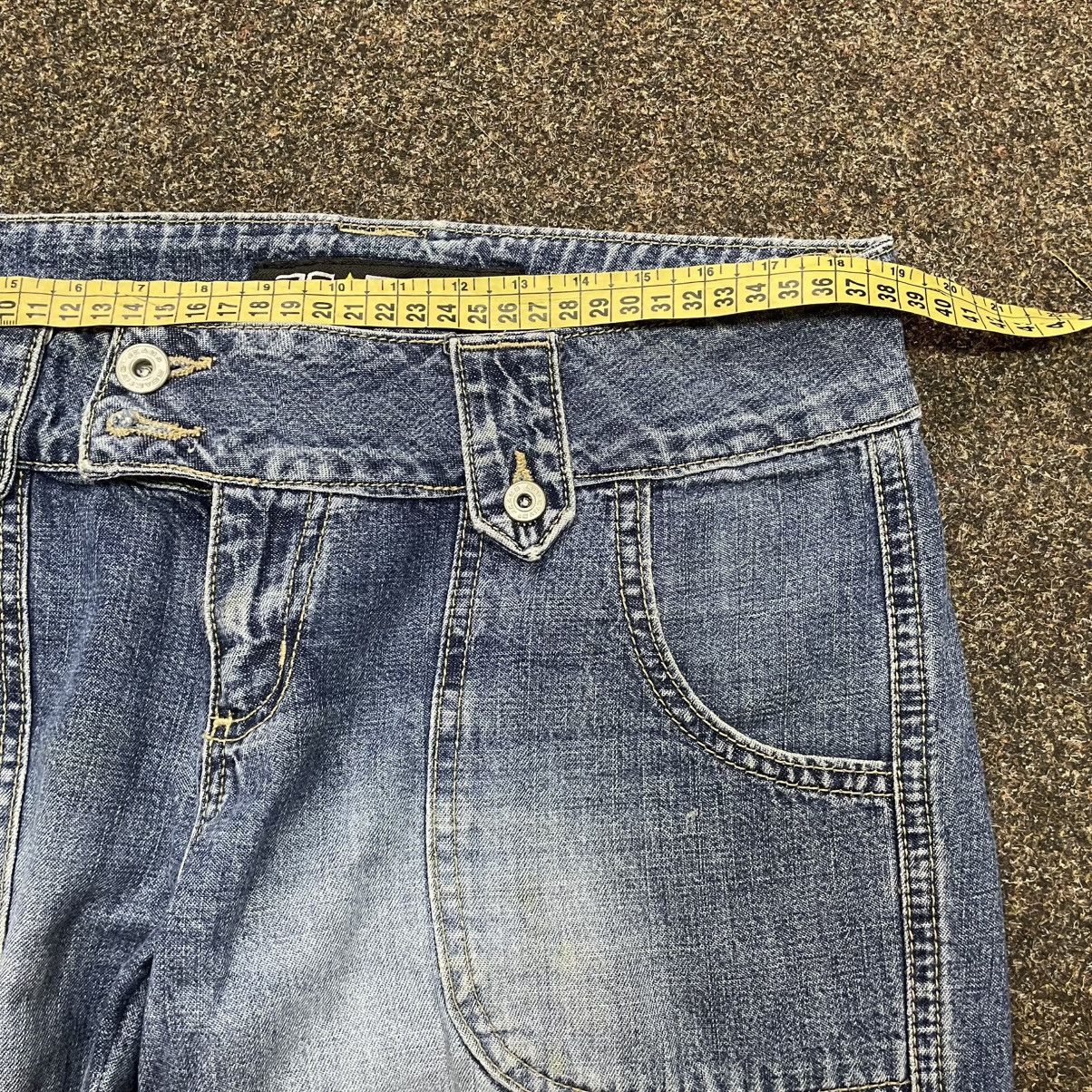 Vintage Y2K Baggy Cargo Pants Distressed Multi Pocket Skate Jeans Size 32" / US 10 / IT 46 - 6 Thumbnail