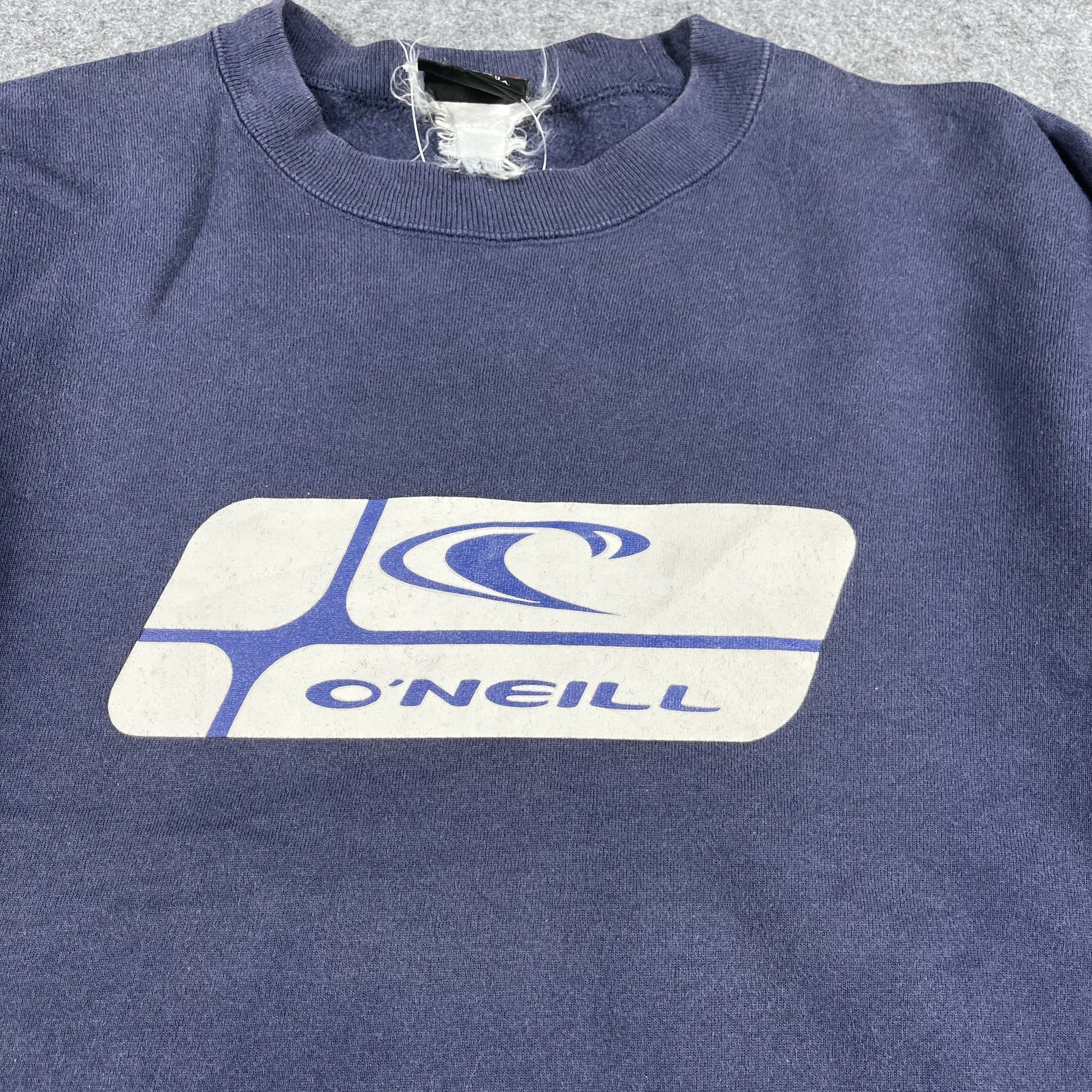 O'Neill Vintage Faded Blue Oneill Sweatshirt F61 Size US L / EU 52-54 / 3 - 3 Thumbnail