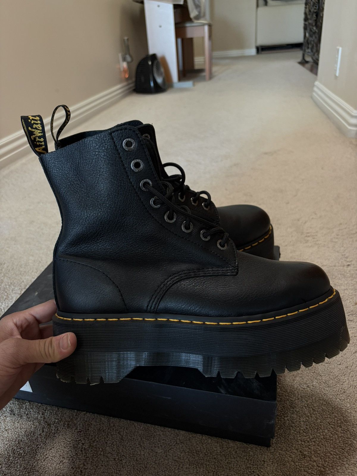 Dr. Martens Height Boosting Dr Martens Platform 1460 Pascal Max Boots Size US 11 / EU 44 - 6 Thumbnail