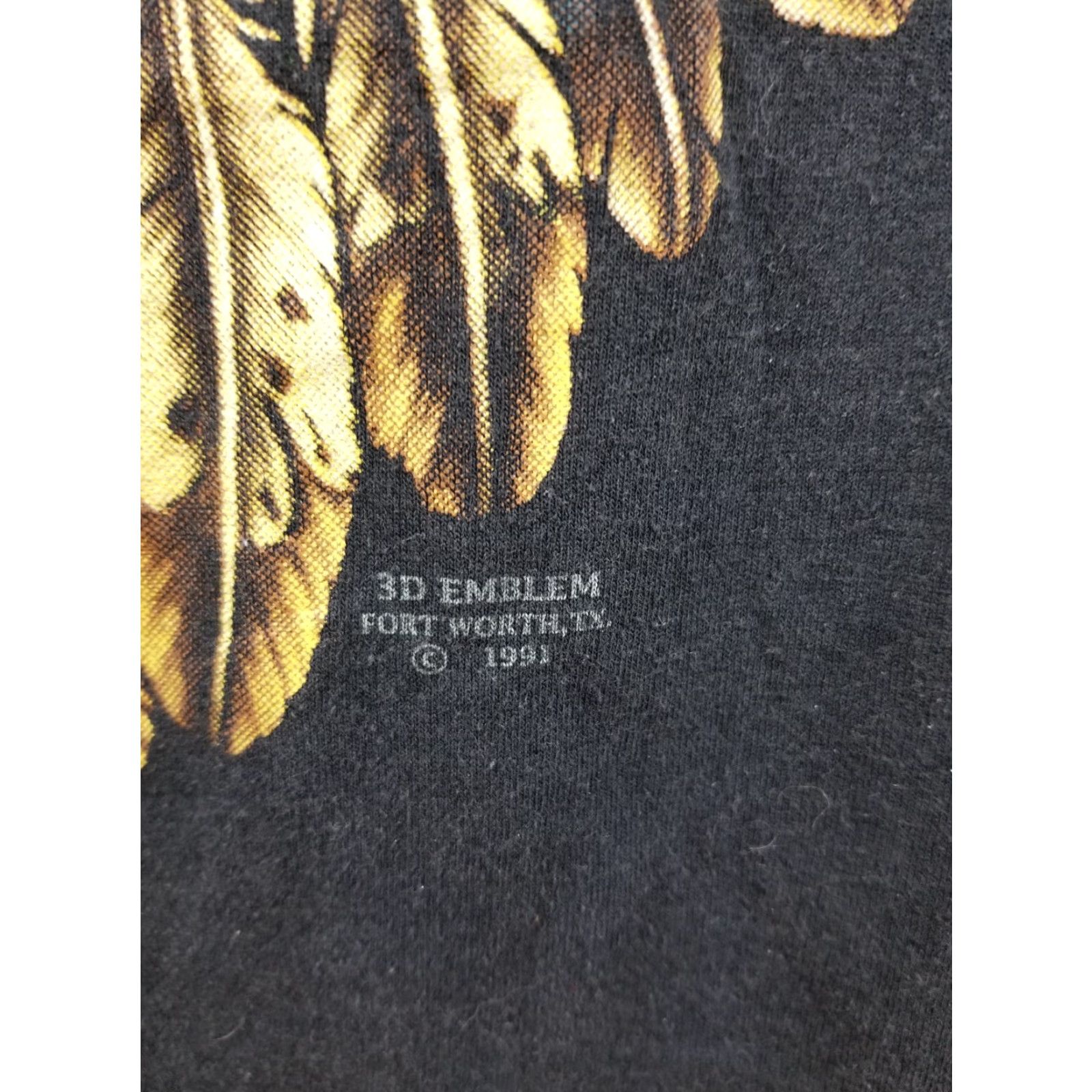 Harley Davidson VINTAGE Harley-Davidson MOTORCYCLE WINGS 3D EMBLEM BLACK T-SHIRT XLARGE SZ XL BLACK Mens T-Shirt Harley-Davidson Vintage 91' Size US XL / EU 56 / 4 - 3 Thumbnail