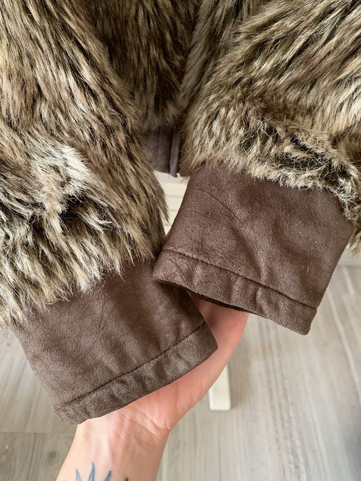 Hysteric Glamour × Japanese Brand × Le Grande Bleu (L.G.B.) Fuzzy MK One wmns Y2K Fur jacket ifsixwasnine LGB styled Size US M / EU 48-50 / 2 - 4 Thumbnail