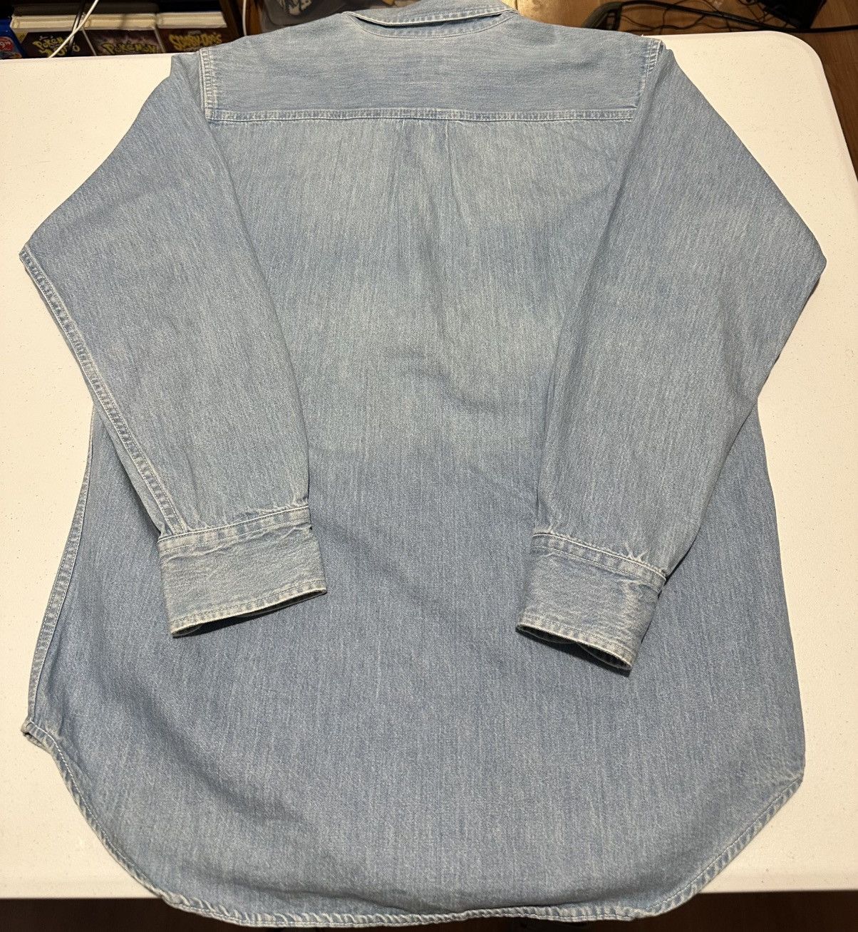 Planet Hollywood Vintage 90s Planet Hollywood denim embroidered button up Size US L / EU 52-54 / 3 - 4 Thumbnail