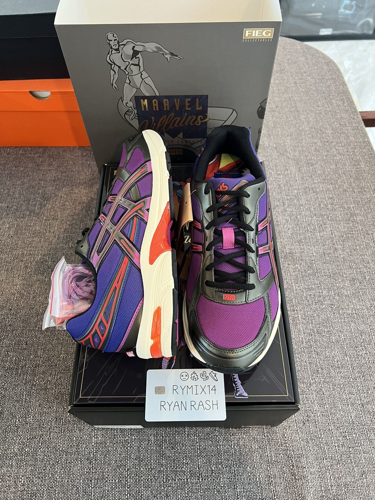 Asics × Kith × Marvel Comics Kith Asics Gel-1130 Marvel Villains “Magneto” (no comic) Size US 11 / EU 44 - 2 Thumbnail