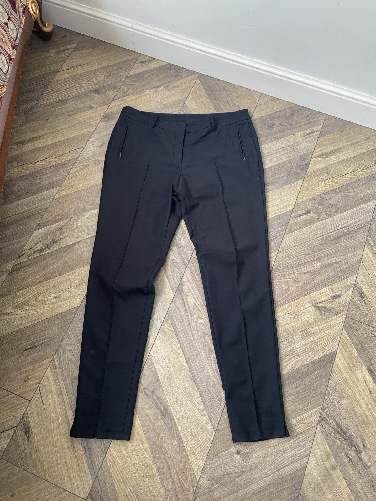 Akris Vintage Akris Black Pleated Career womens Trouser Pants Size 36" / US 14 / IT 50 - 1 Thumbnail