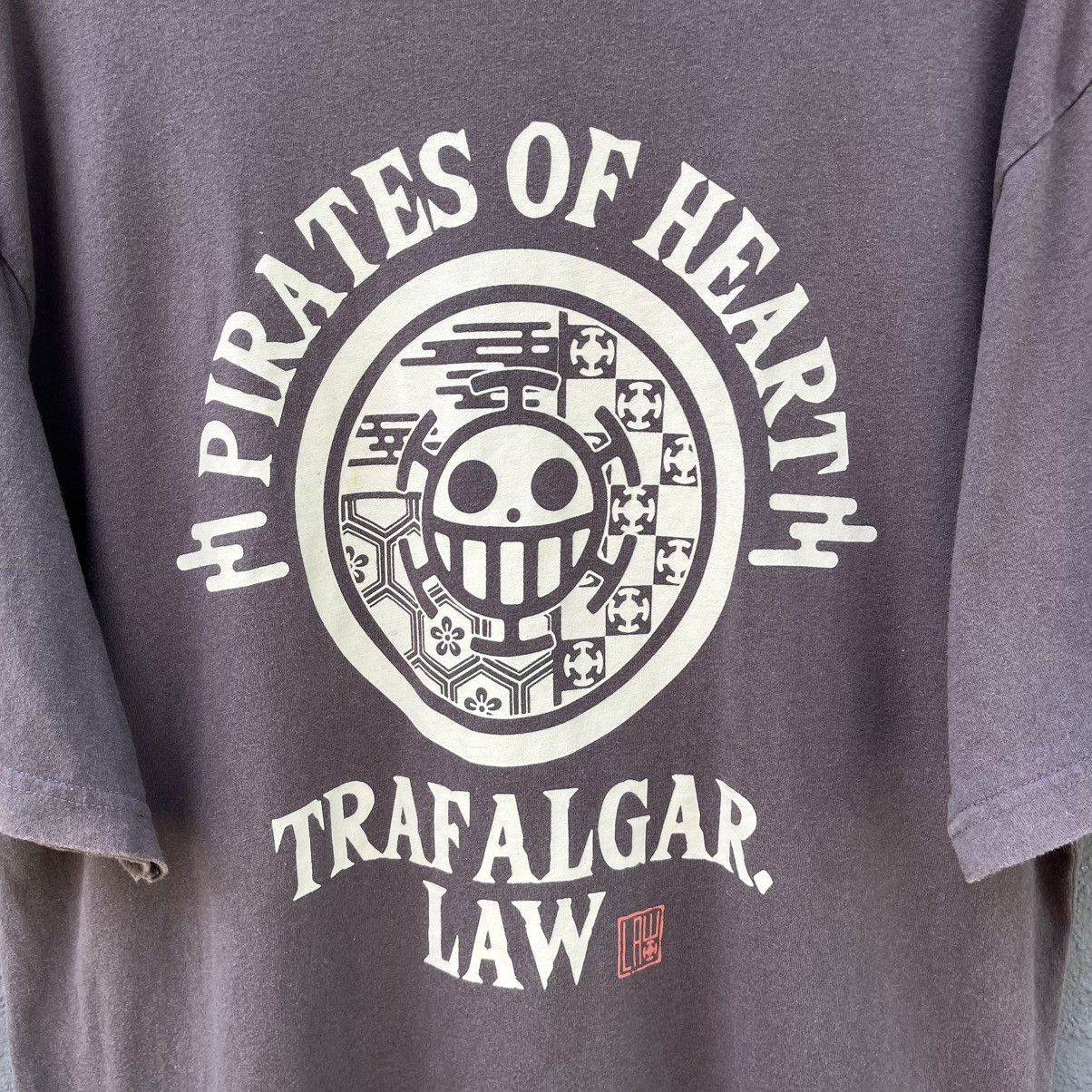 One Piece Thrashed Faded Trafalgar Law One Piece Anima Tee Size US XXL / EU 58 / 5 - 4 Thumbnail