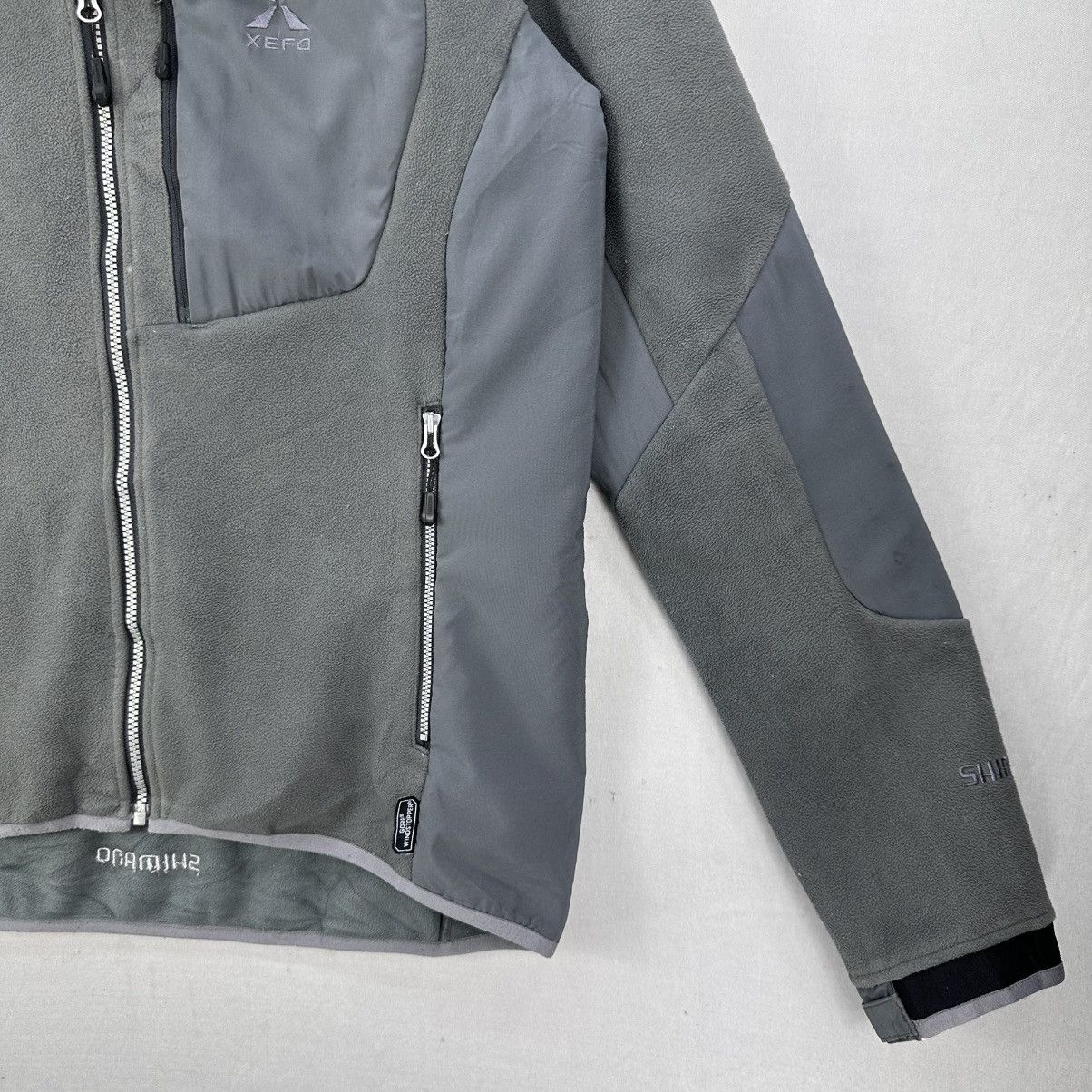 Japanese Brand Shimano Xefo Embroidered Logo Fleece Zipper Jacket Size US L / EU 52-54 / 3 - 3 Thumbnail