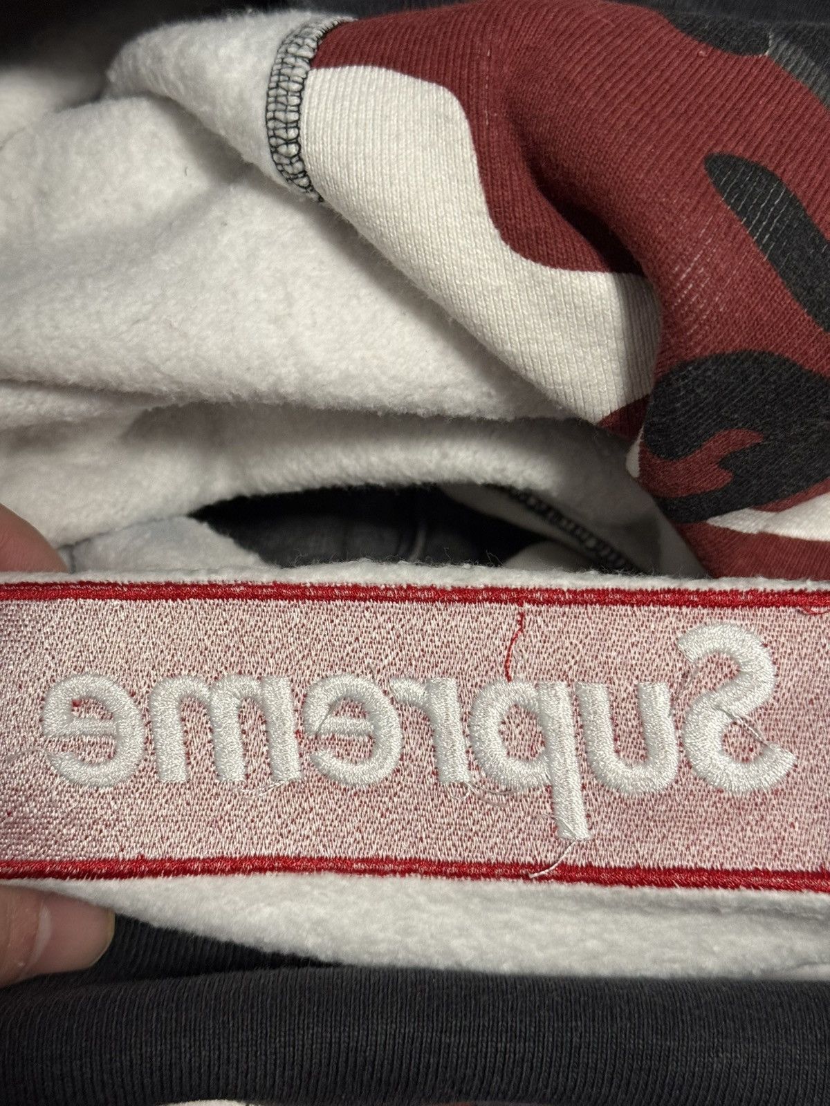 Supreme Supreme fw13 red camo box logo hooded sweatshirt hoodie Size US L / EU 52-54 / 3 - 8 Thumbnail