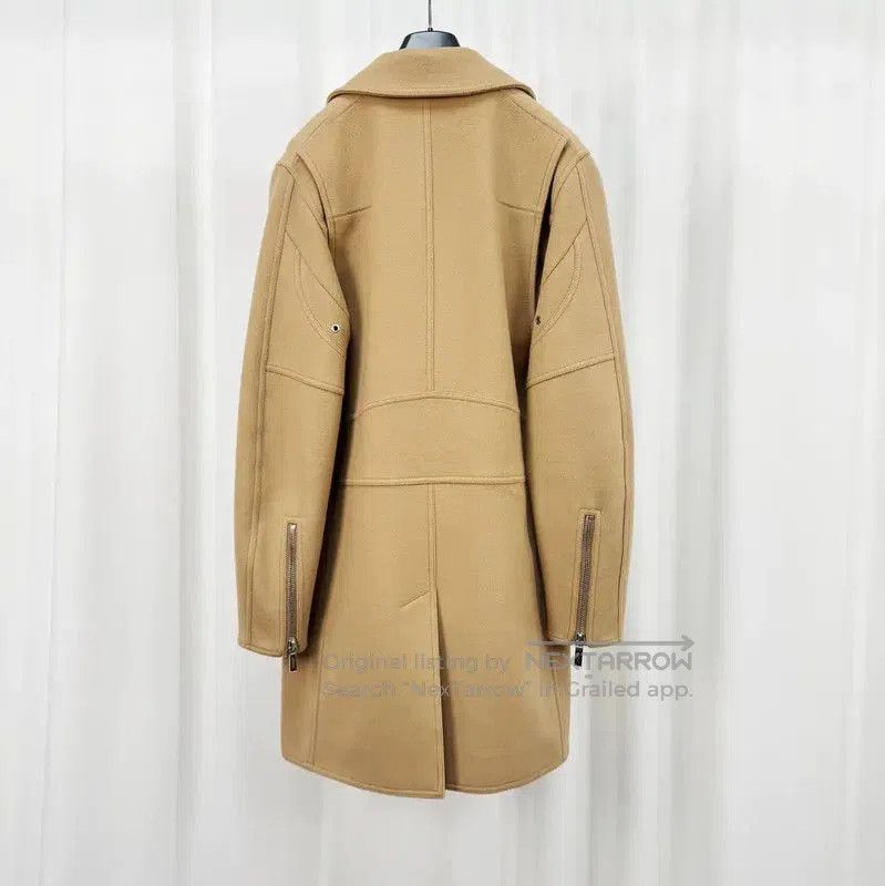 Dior Dior Camel Wool Logo Mid-Length Coat . Size US M / EU 48-50 / 2 - 2 Thumbnail