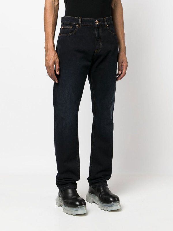 Versace o1y0425 Denim Pant in Midnight Blue Size US 31 - 2 Thumbnail