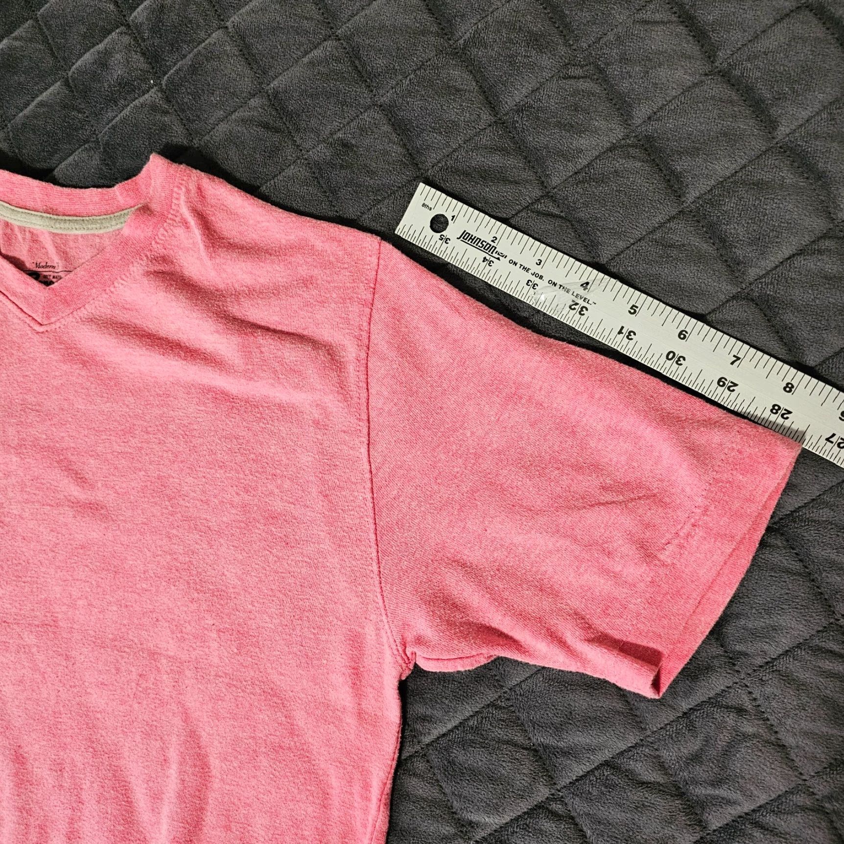 Vintage Grey Matter Concepts T Shirt Short Sleeve Pink Men's Size S V Neck Size US S / EU 44-46 / 1 - 5 Thumbnail