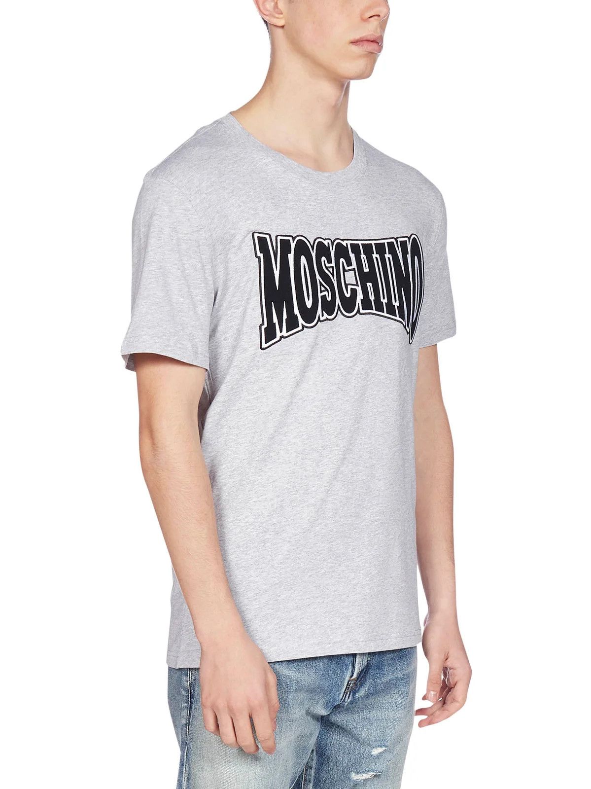 Moschino o1y0225 Logo T-Shirt in Grey Size US S / EU 44-46 / 1 - 3 Thumbnail