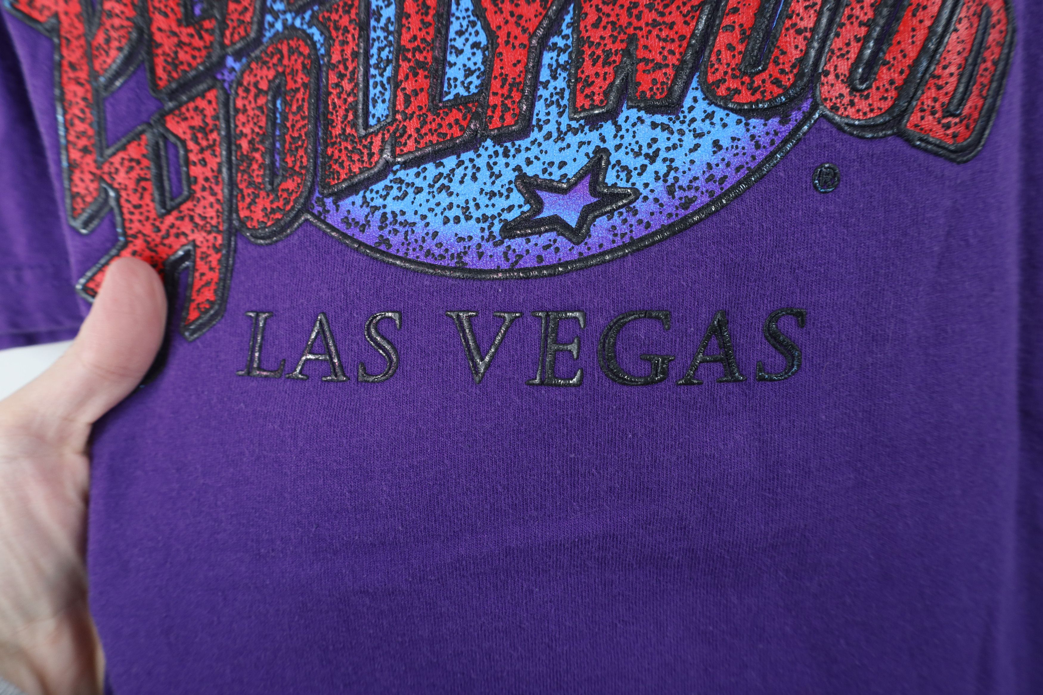 Vintage Vintage 90s Planet Hollywood Las Vegas T-Shirt Purple USA Size US XL / EU 56 / 4 - 5 Thumbnail
