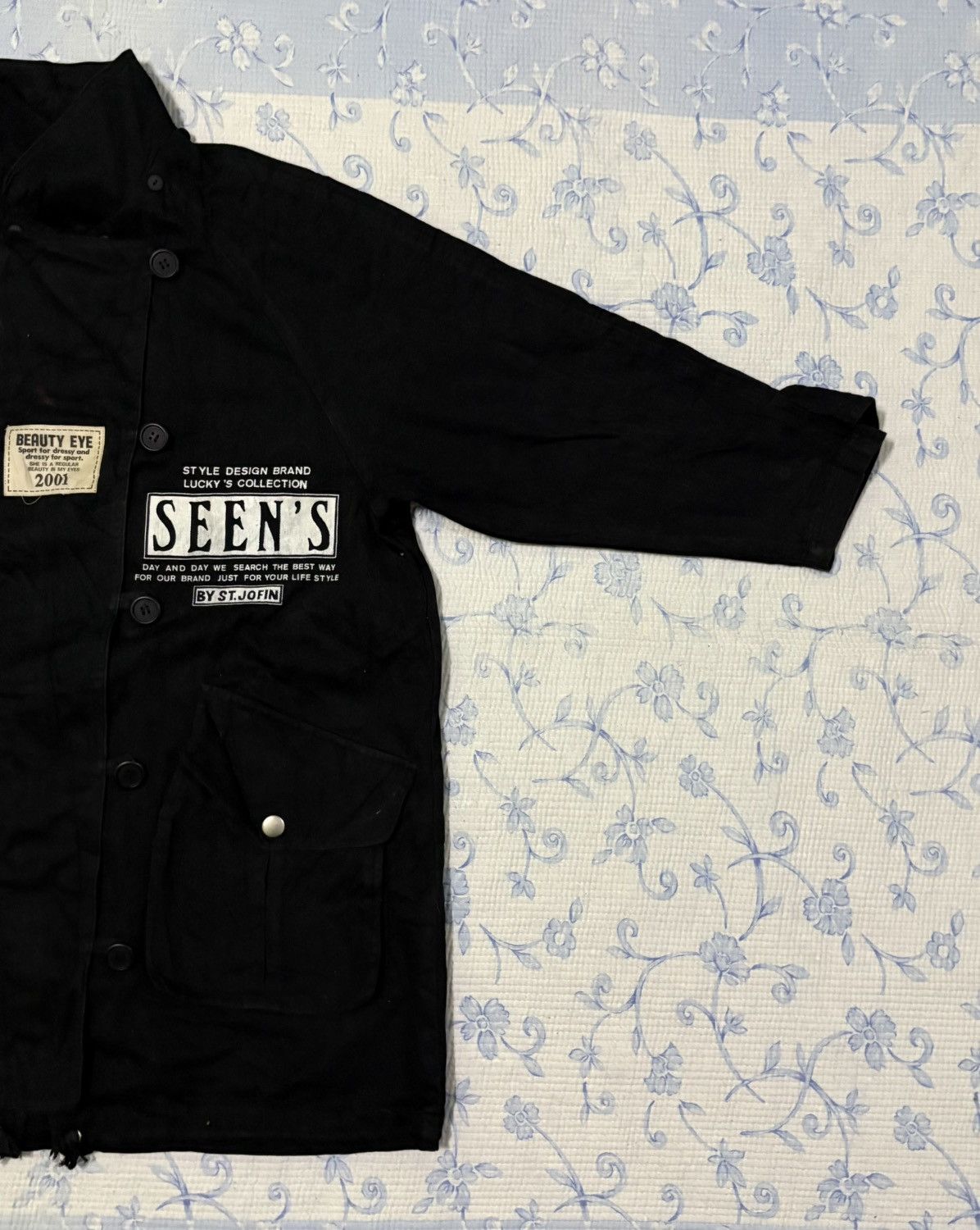 Japanese Brand Japanese Ze-Chris Denim Jacket Size US L / EU 52-54 / 3 - 3 Thumbnail