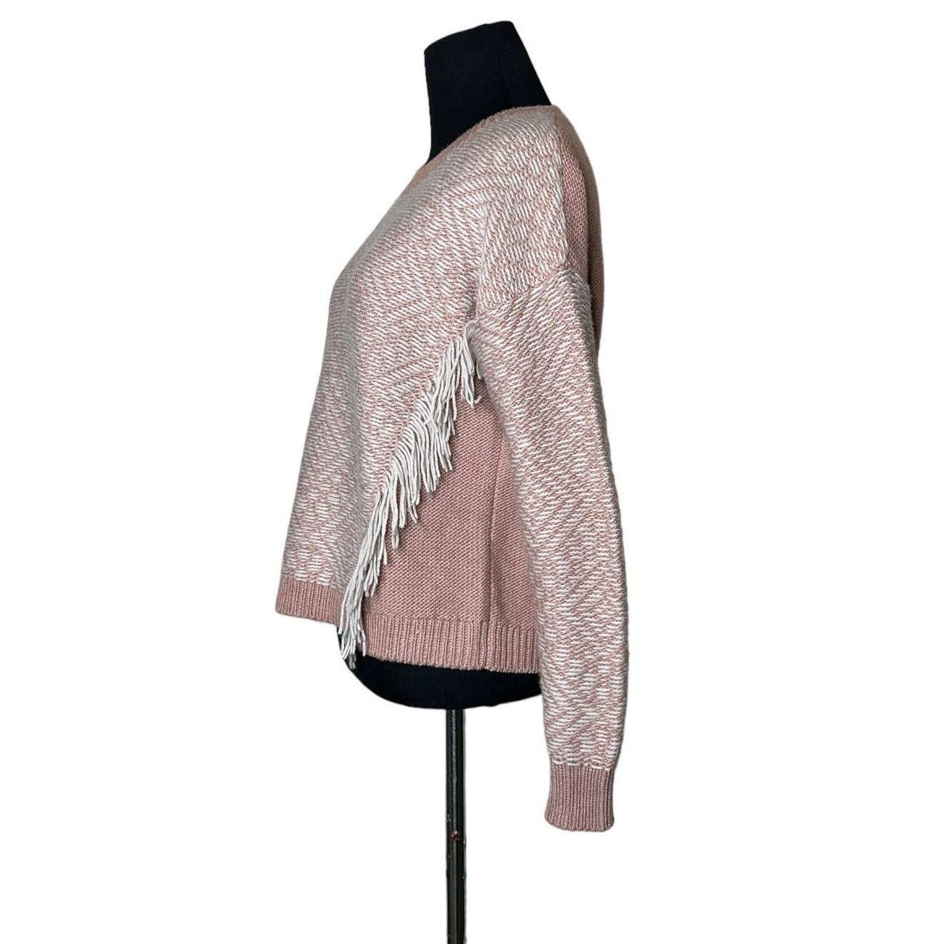 Madewell Madewell Blush Argyle Southwest Pullover Sweater Size XXS Size XXS / US 00 / IT 34 - 4 Thumbnail