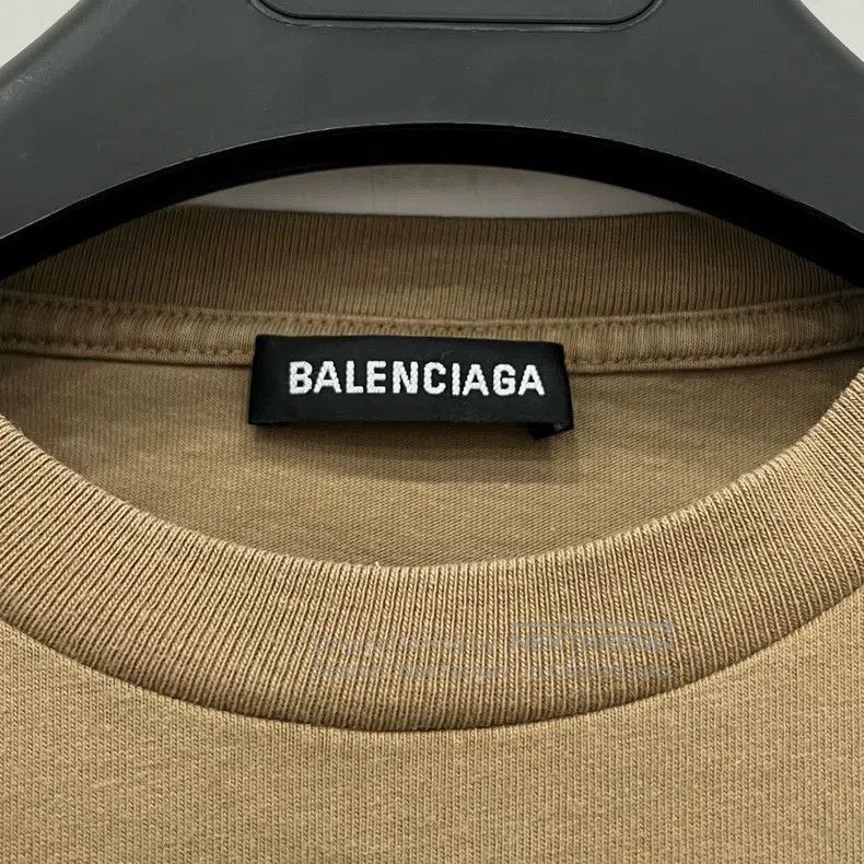 Balenciaga Balenciaga Brown wheat logo printed short-sleeve Size US XS / EU 42 / 0 - 4 Thumbnail
