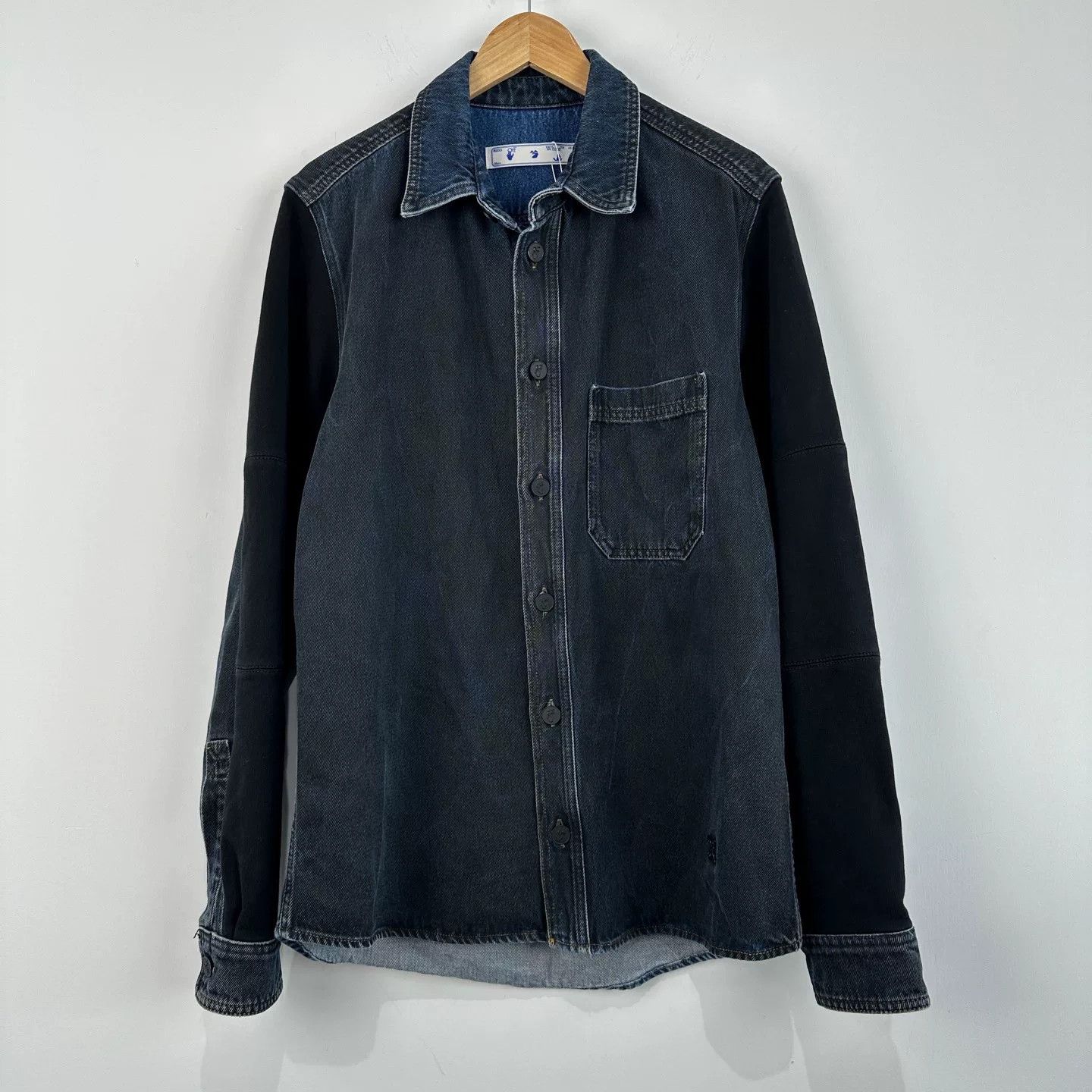 Off-White Off-White Arrow Washed Denim Jacket Size US M / EU 48-50 / 2 - 1 Thumbnail